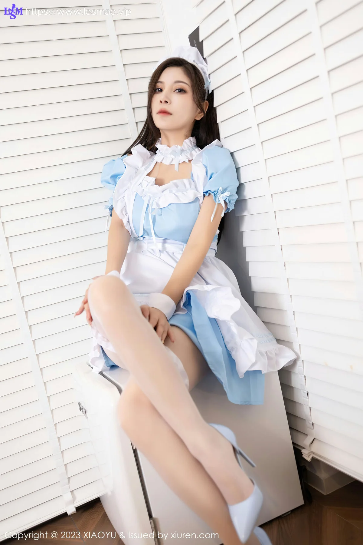 XIAOYU  语画  Vol.1100  小蛮妖Yummy 蓝色女仆贵州旅拍写真11 - 14
