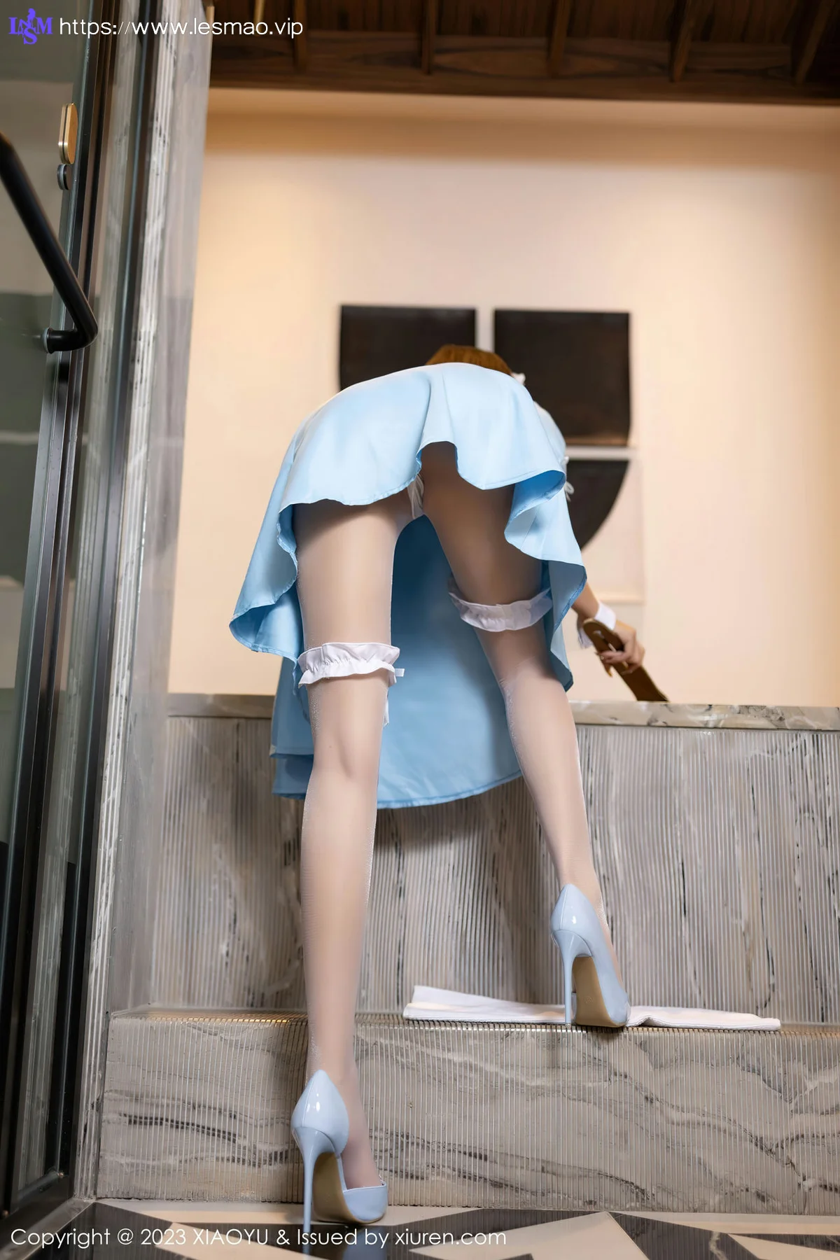 XIAOYU  语画  Vol.1100  小蛮妖Yummy 蓝色女仆贵州旅拍写真11 - 24