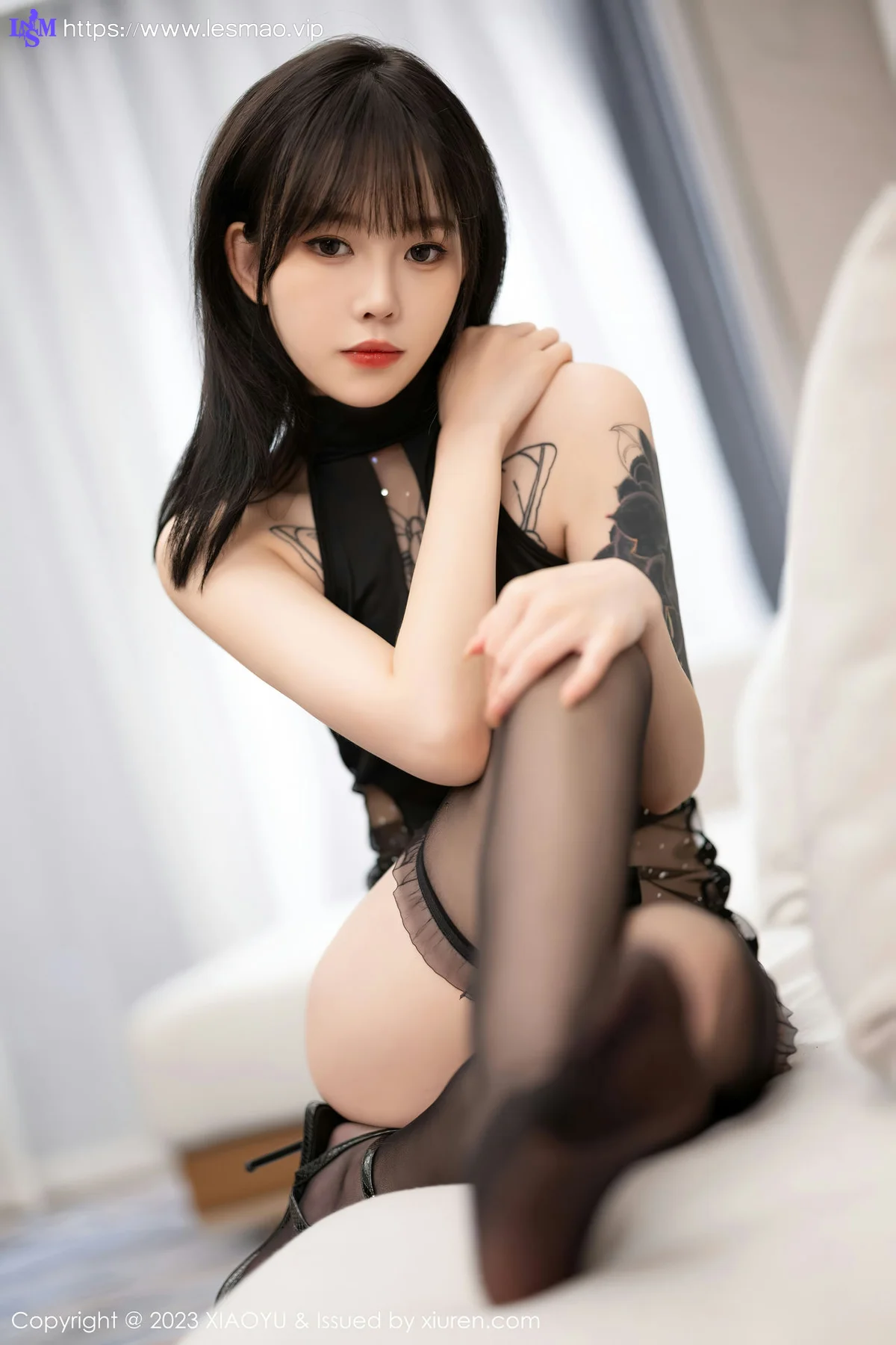 XIAOYU  语画  Vol.1101  奶瓶. 红色薄纱内衣性感写真33 - 40