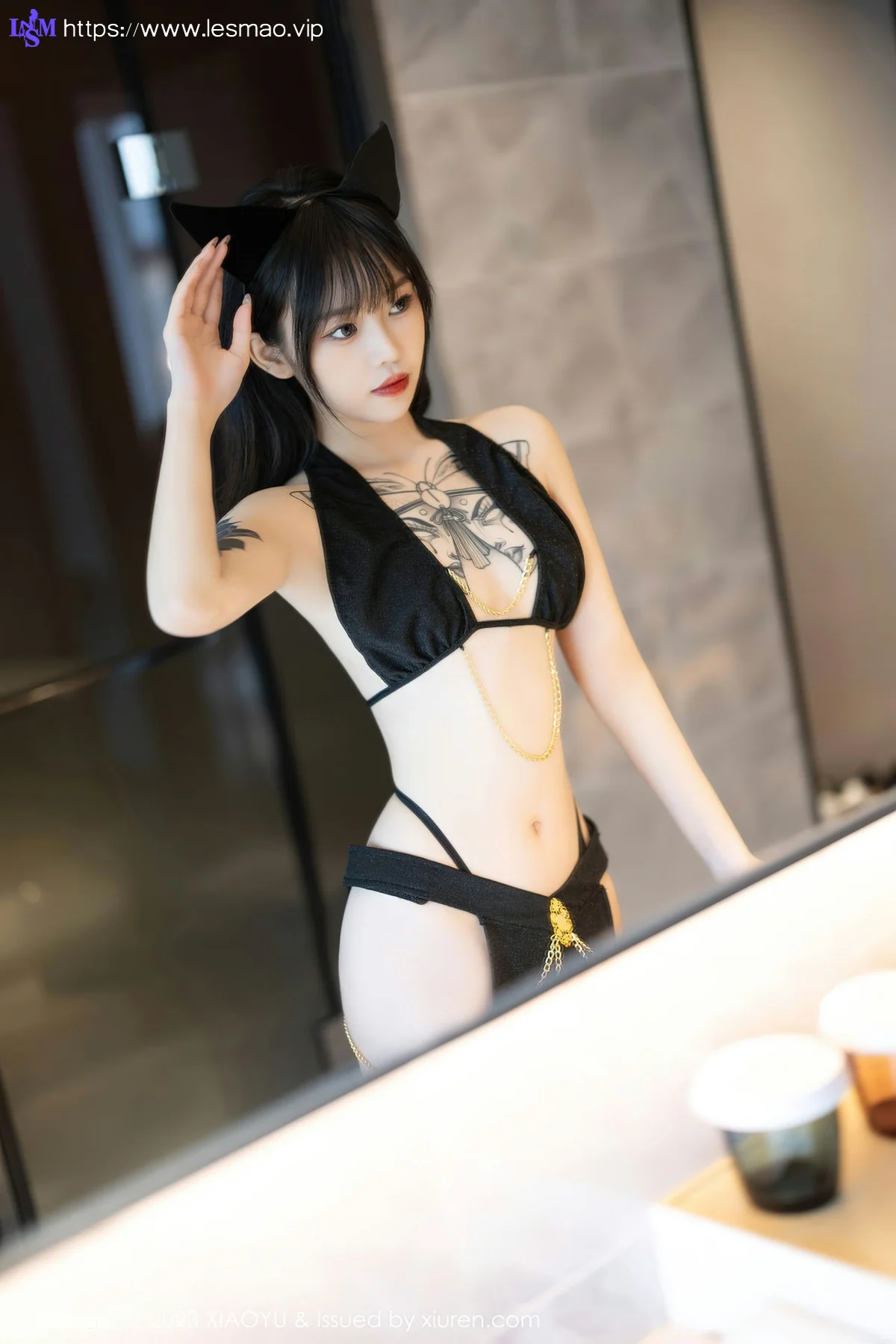 XIAOYU  语画  Vol.1118  奶瓶. 图案旗袍性感写真 - 22