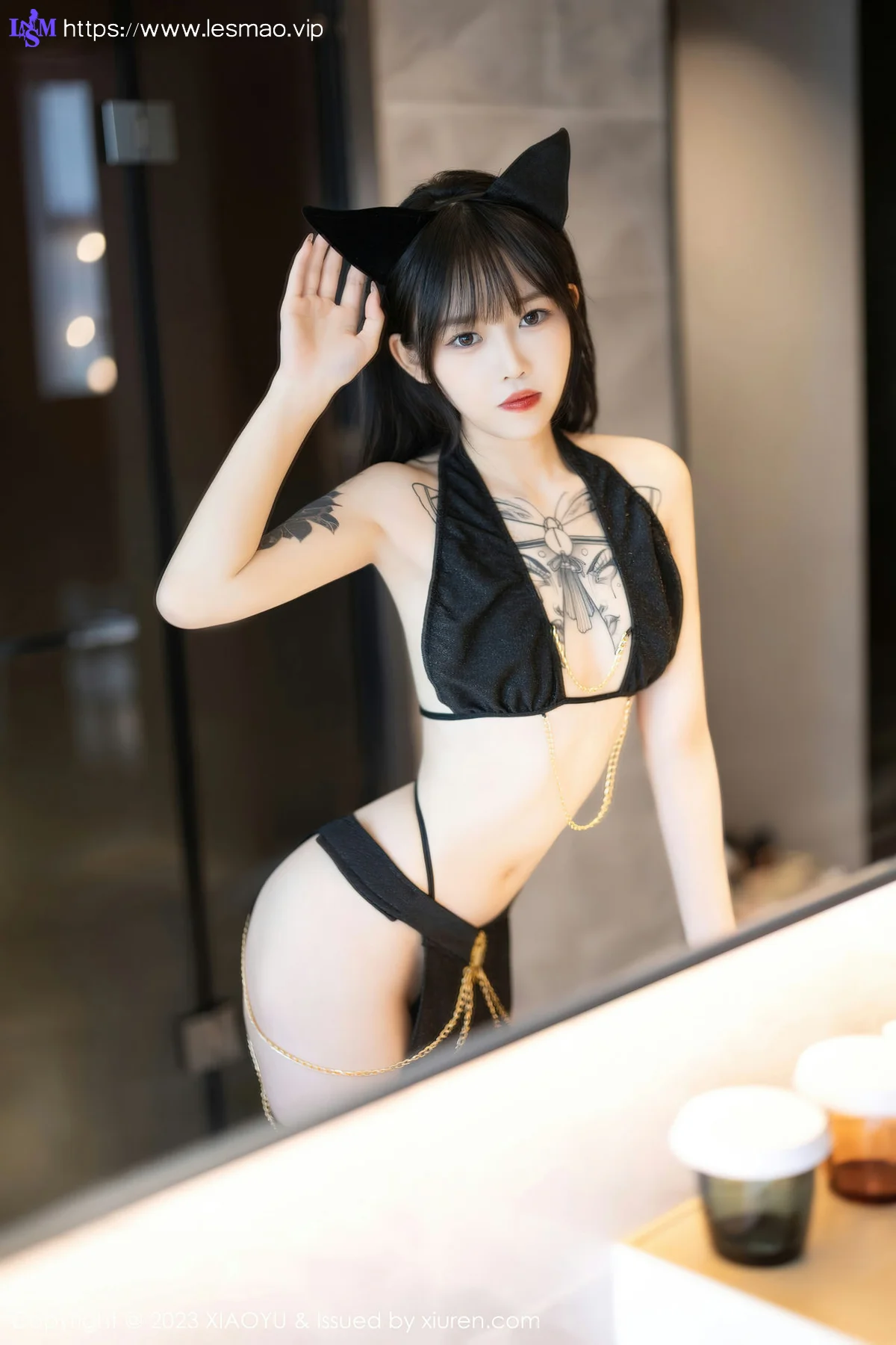 XIAOYU  语画  Vol.1118  奶瓶. 图案旗袍性感写真 - 23