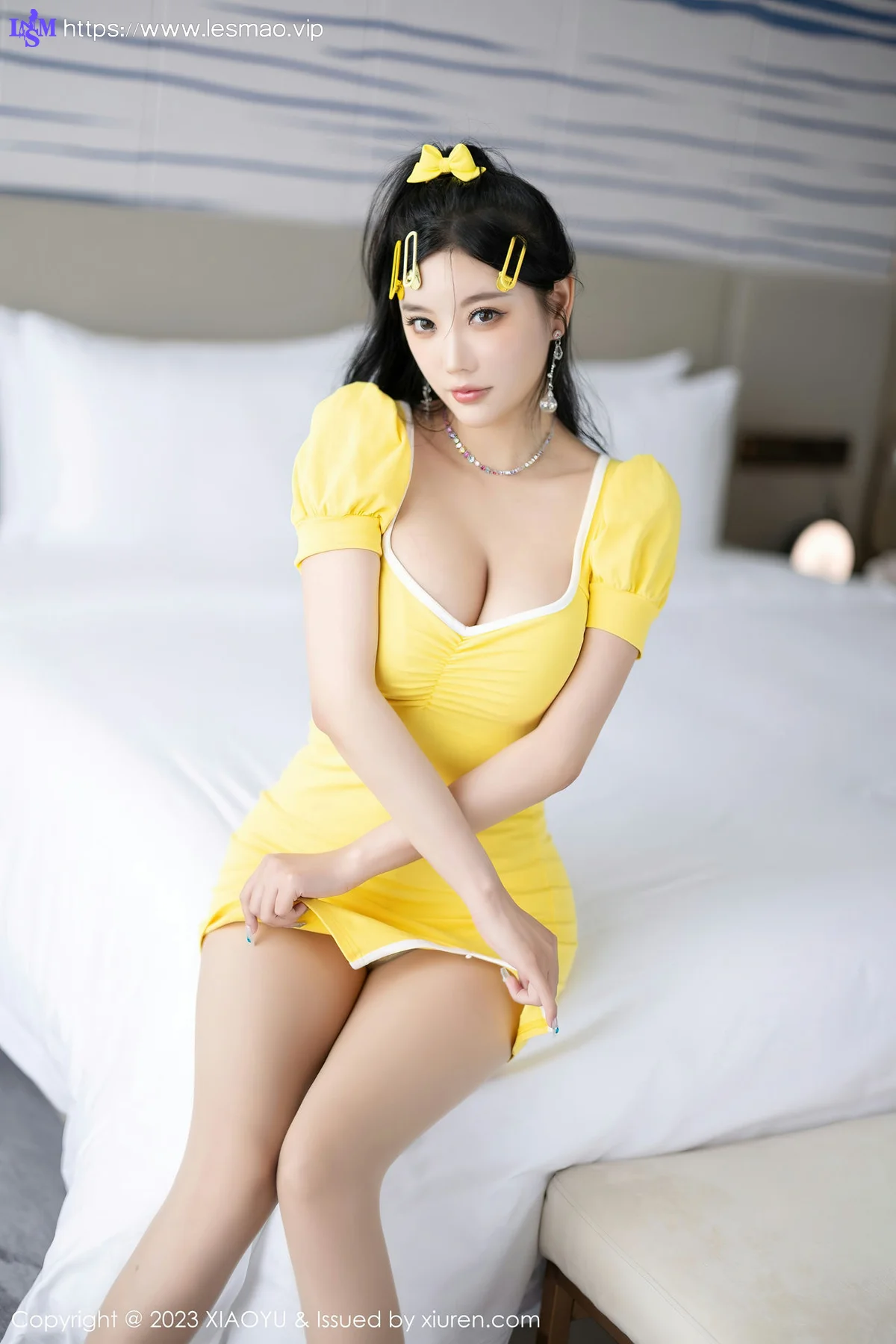 XIAOYU  语画  Vol.1126  杨晨晨Yome 黄色连衣短裙性感写真2 - 11