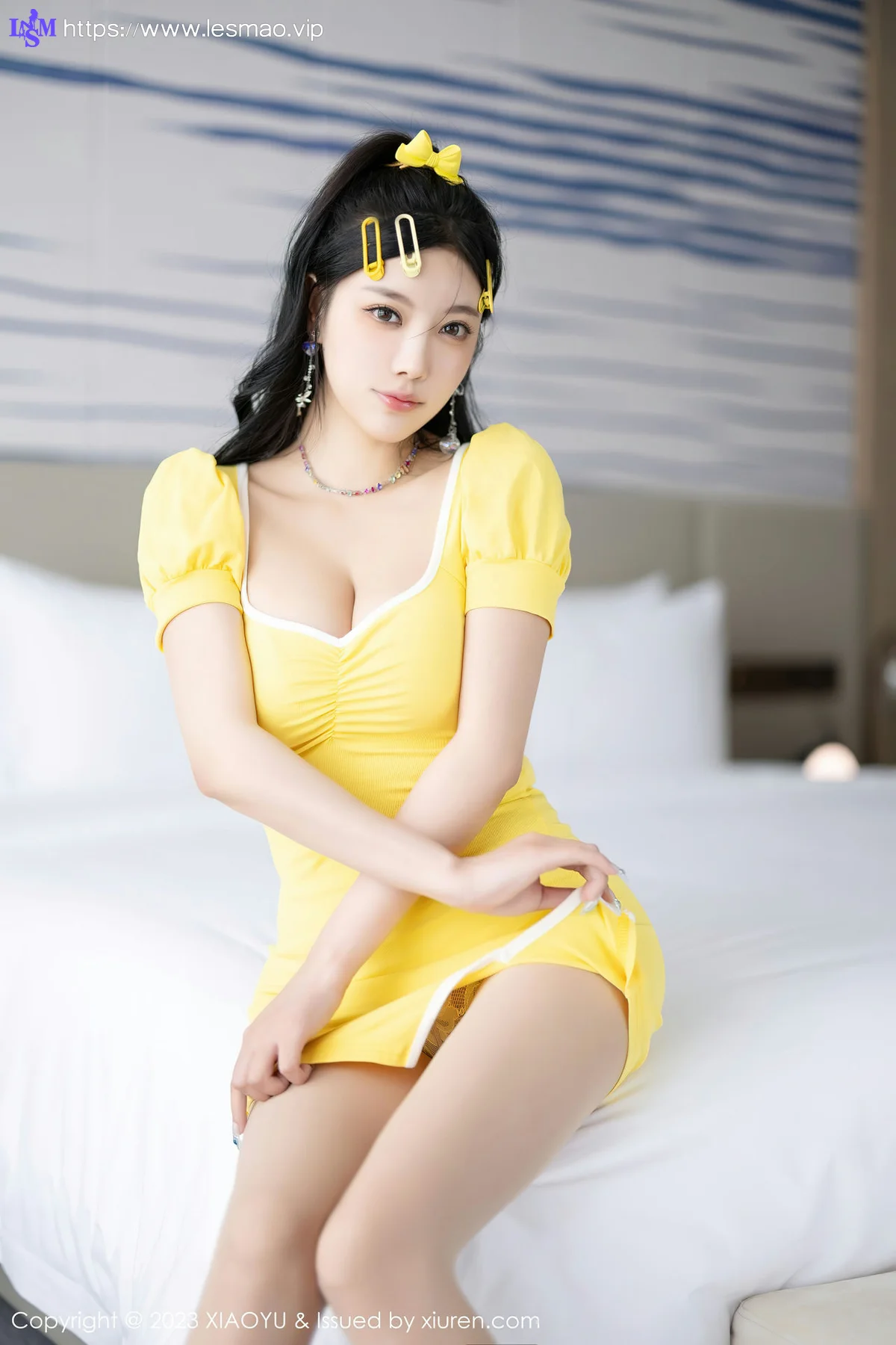 XIAOYU  语画  Vol.1126  杨晨晨Yome 黄色连衣短裙性感写真2 - 13