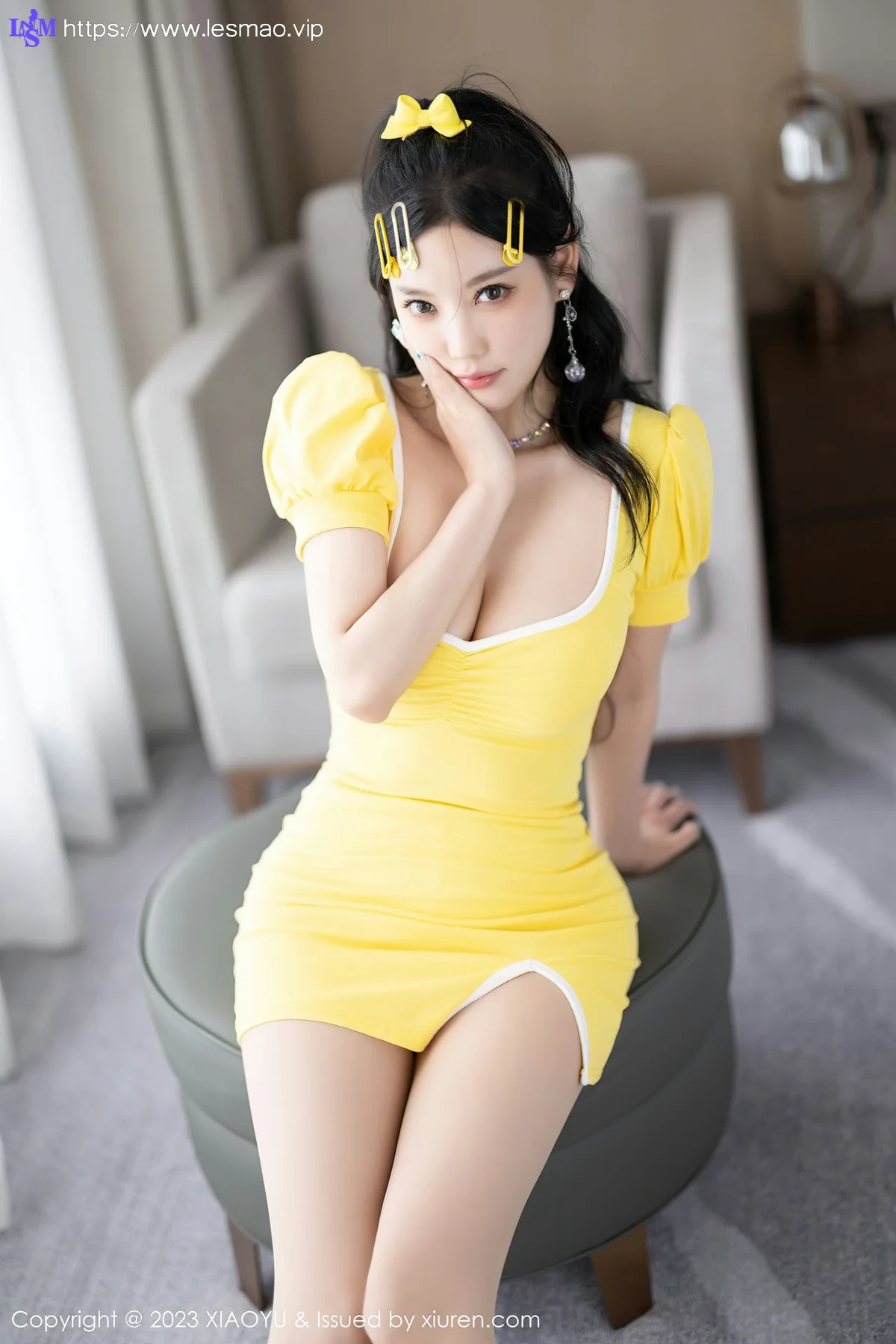 XIAOYU  语画  Vol.1126  杨晨晨Yome 黄色连衣短裙性感写真2 - 20