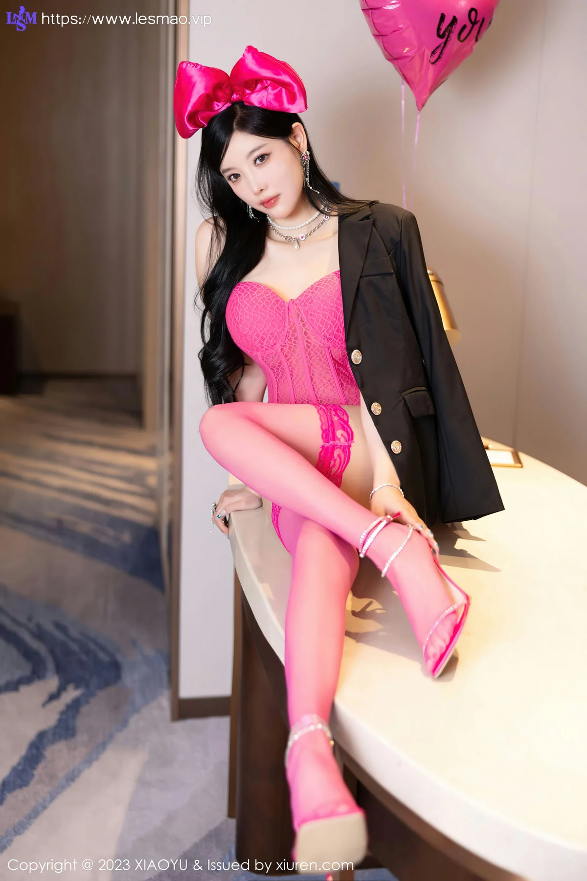 XIAOYU  语画  Vol.1130  杨晨晨Yome 粉色情趣服饰性感写真3 - 53