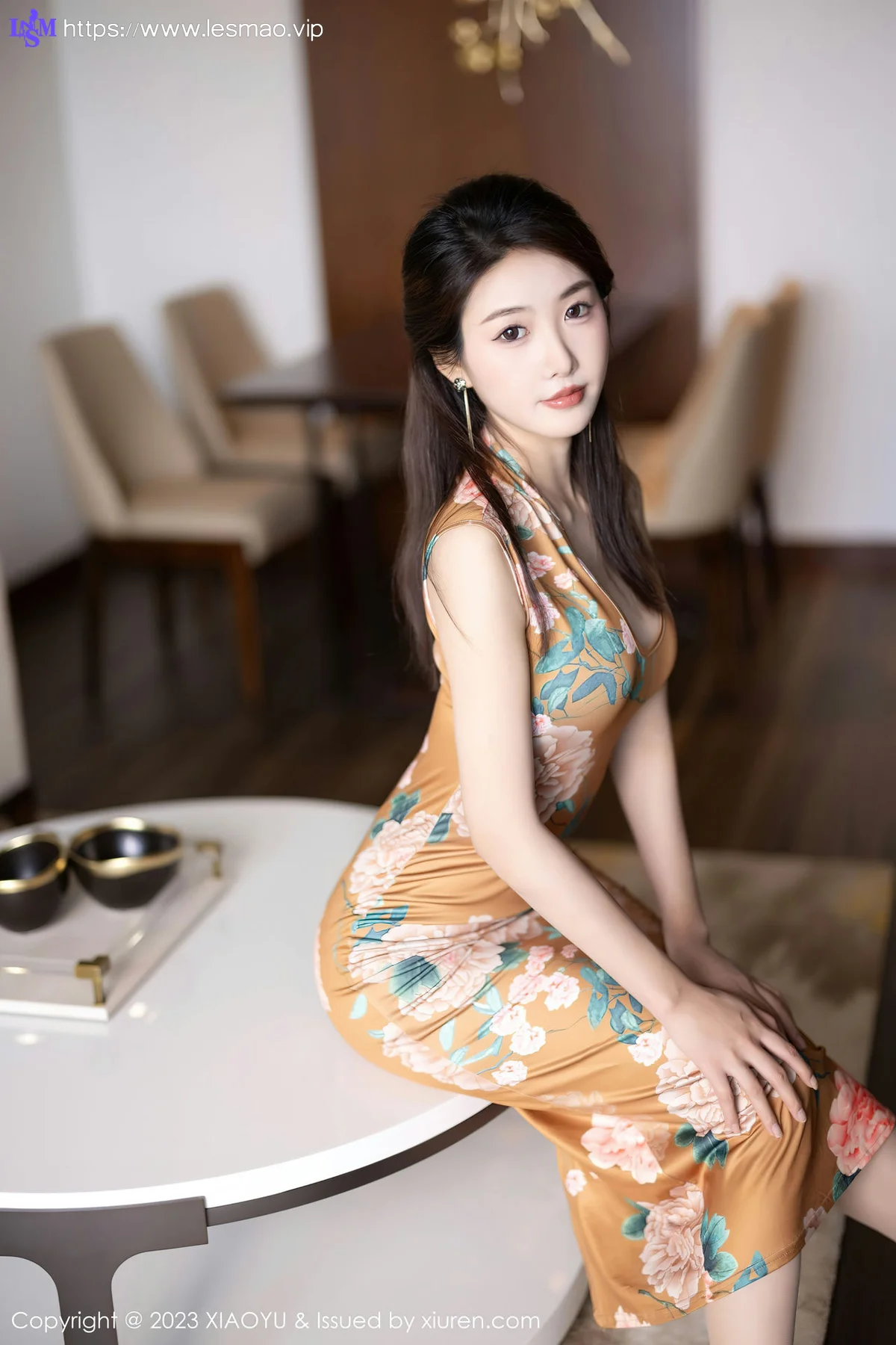 XIAOYU  语画  Vol.1133  苏苏阿 暖色旗袍性感写真2 - 16