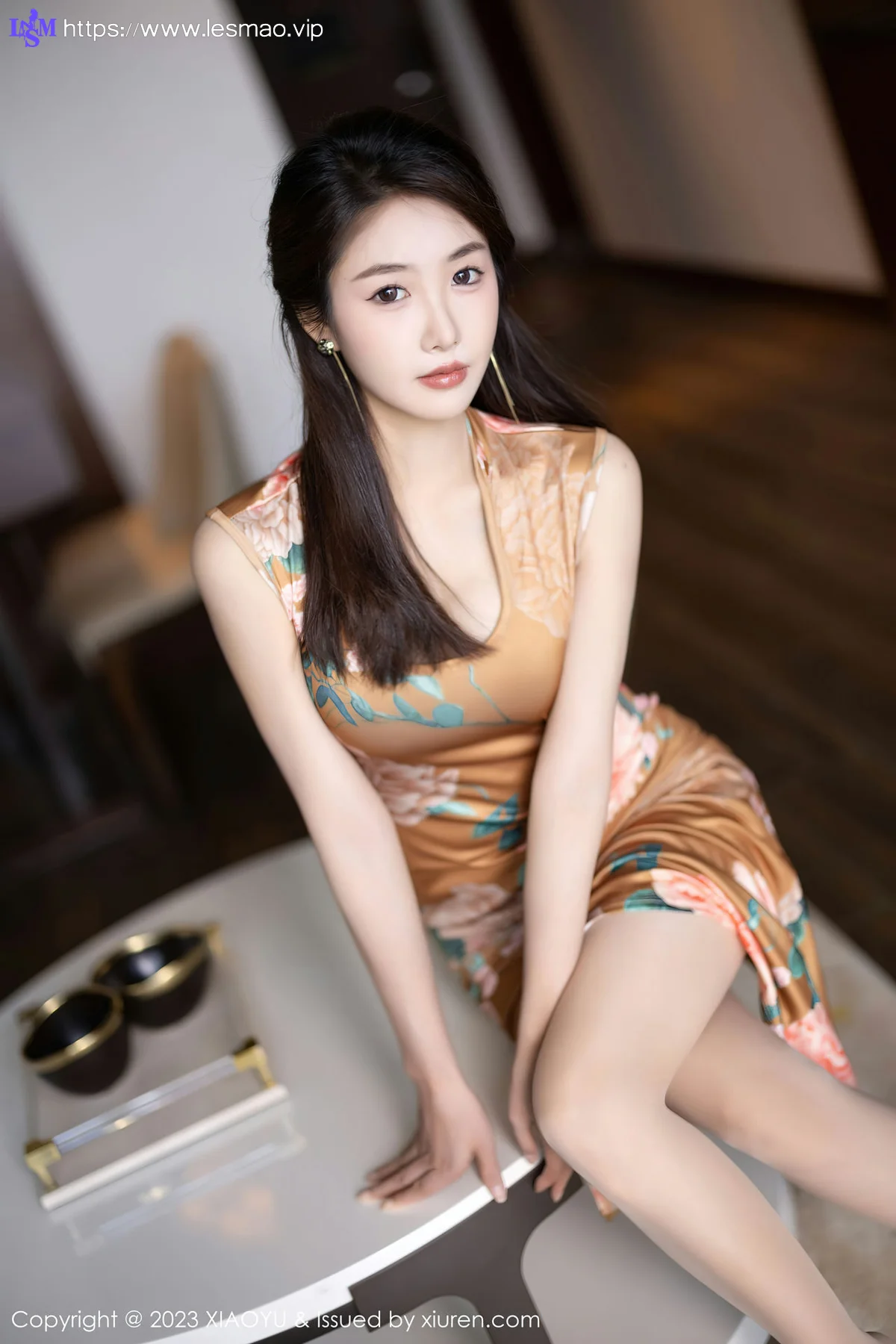 XIAOYU  语画  Vol.1133  苏苏阿 暖色旗袍性感写真2 - 25