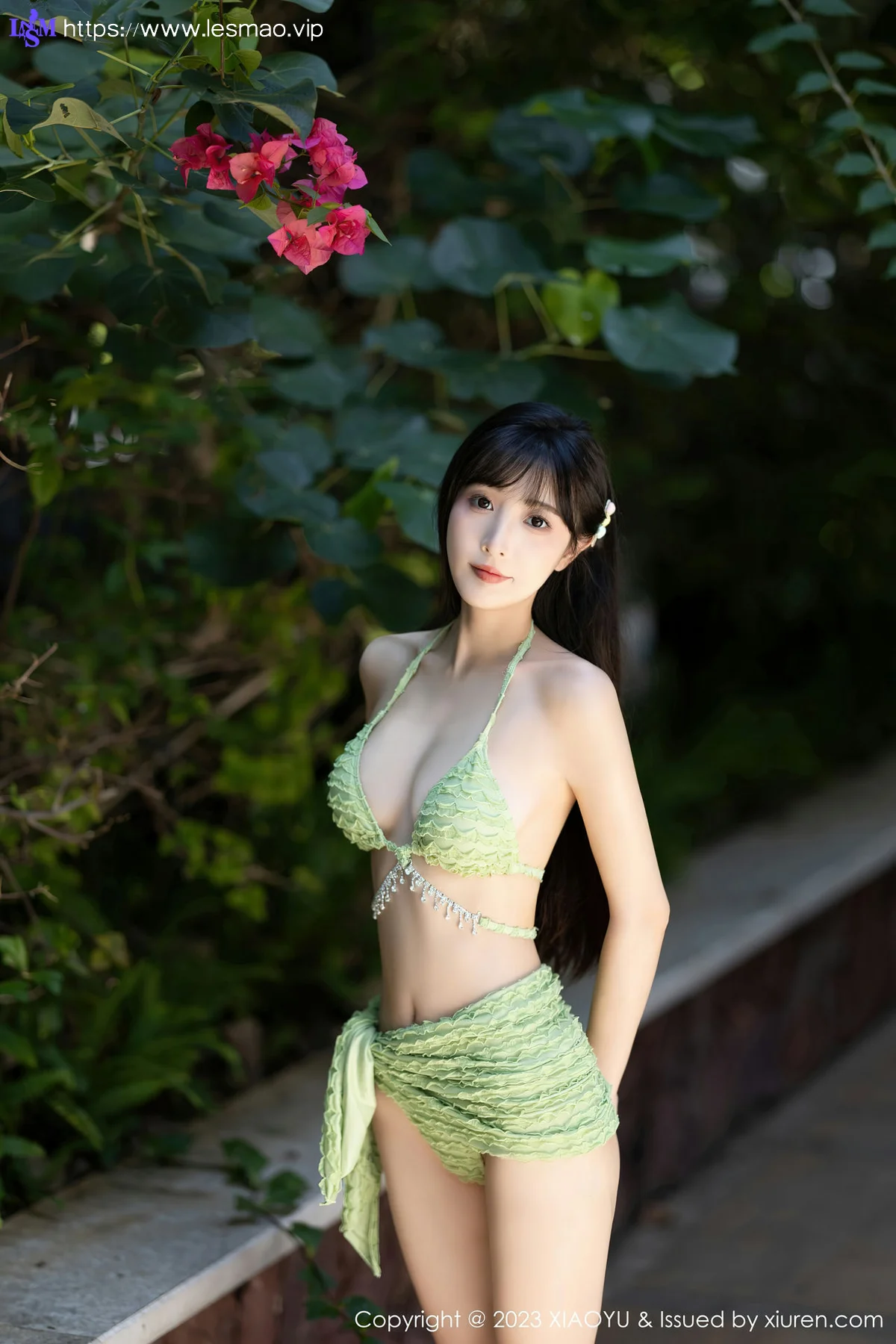 XIAOYU  语画  Vol.1145  林星阑 绿色比基尼海南旅拍11 - 22