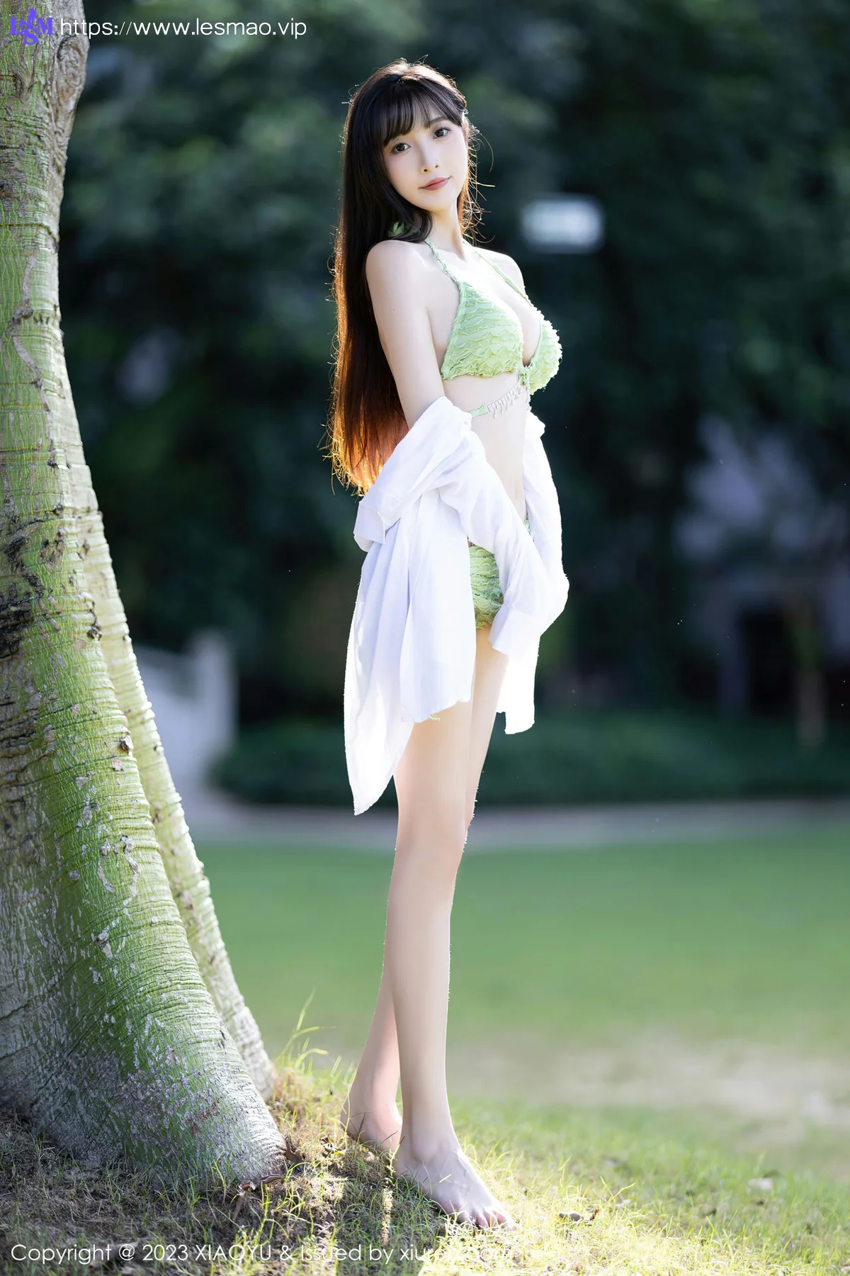 XIAOYU  语画  Vol.1145  林星阑 绿色比基尼海南旅拍11 - 31