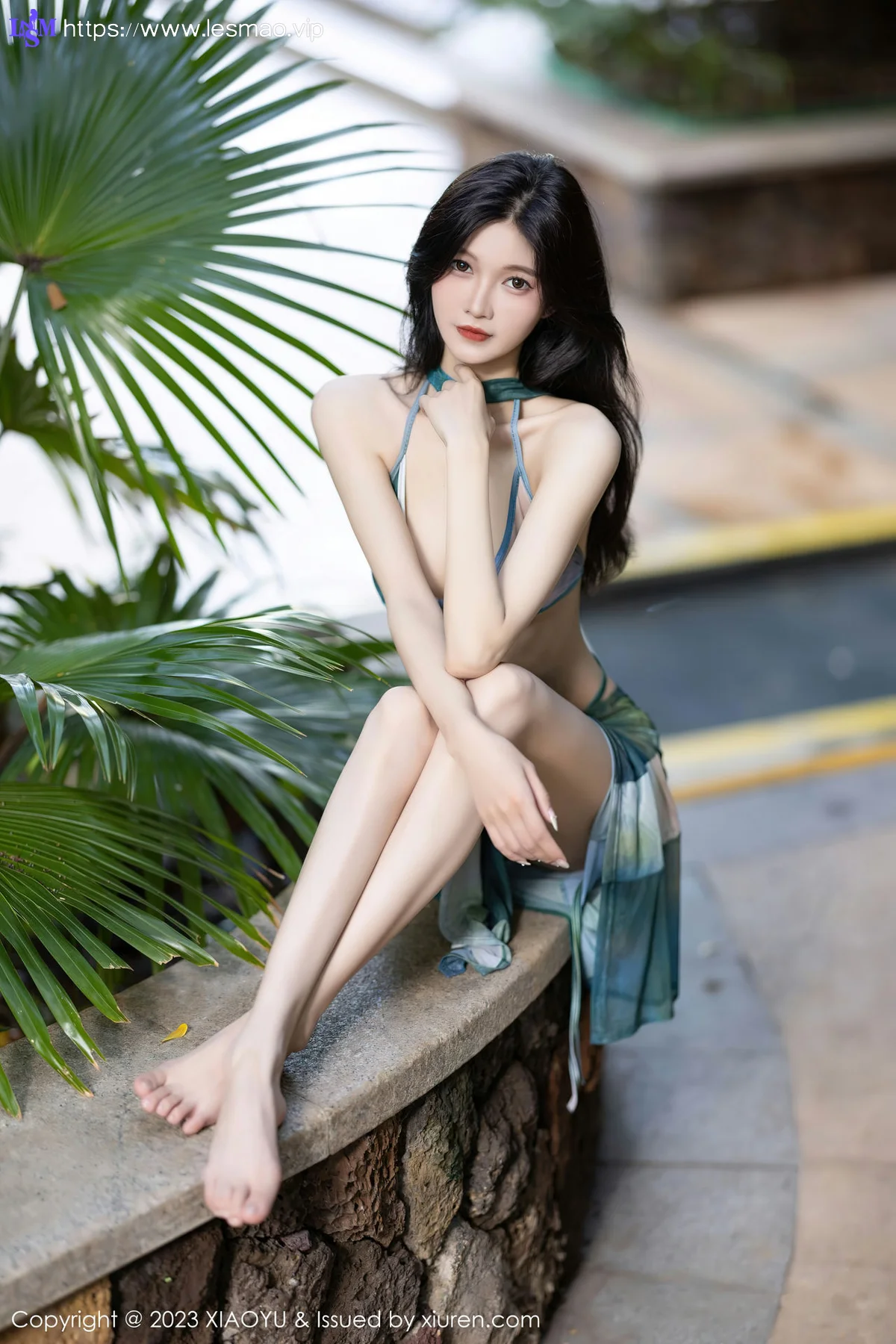 XIAOYU  语画  Vol.1146  程程程- 墨绿色比基尼海南旅拍1 - 14