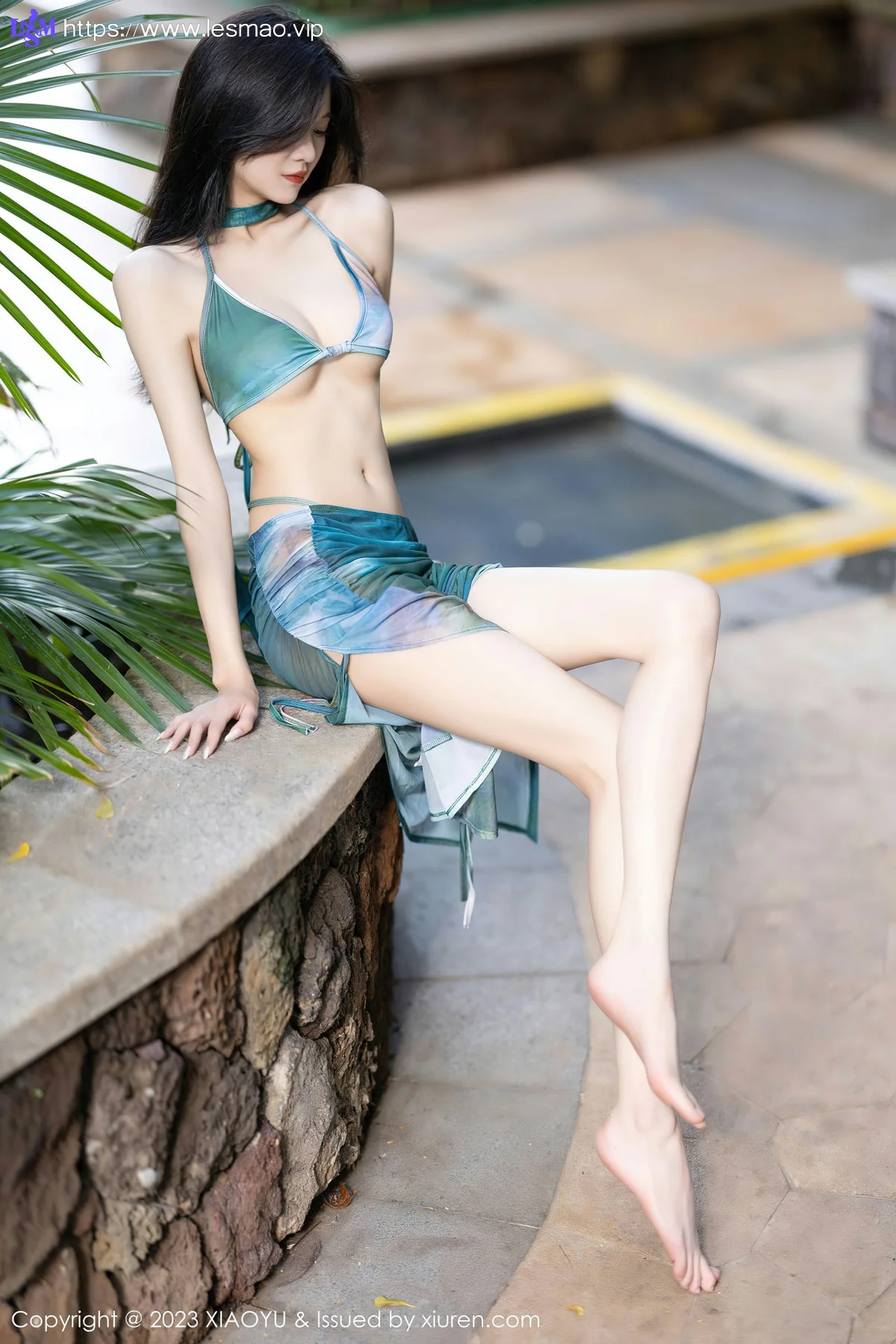 XIAOYU  语画  Vol.1146  程程程- 墨绿色比基尼海南旅拍1 - 15