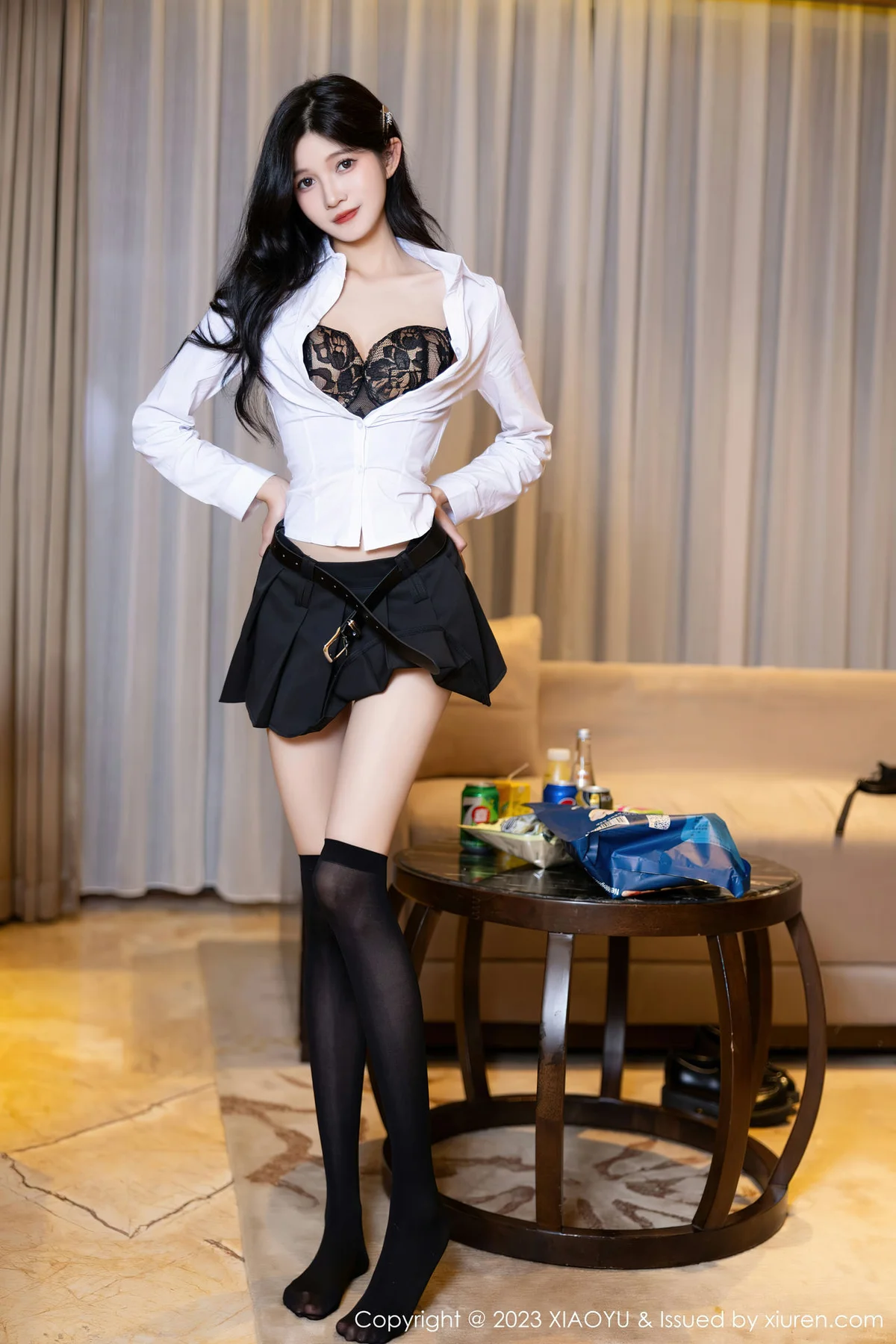 XIAOYU  语画  Vol.1150  程程程- 黑色蕾丝内衣海南旅拍1 - 39