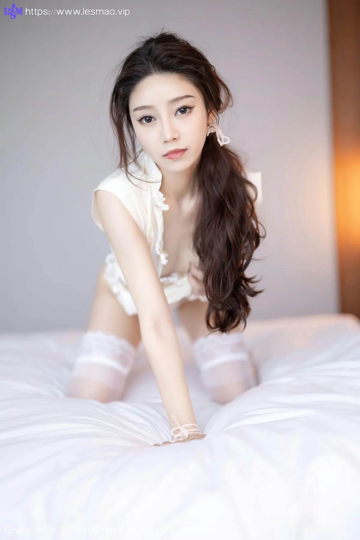 XIAOYU  语画  Vol.1152  苏曼兮 诱人白色丝袜性感写真2 - 23