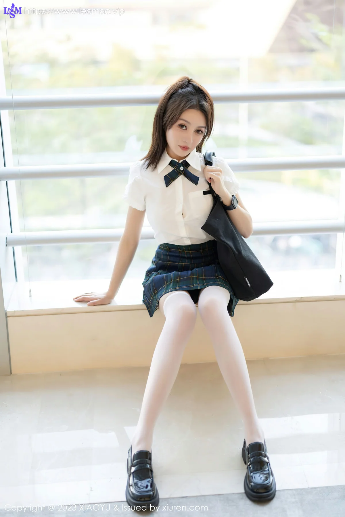 XIAOYU  语画  Vol.1153  唐宁宁 格子短裙性感写真2 - 6