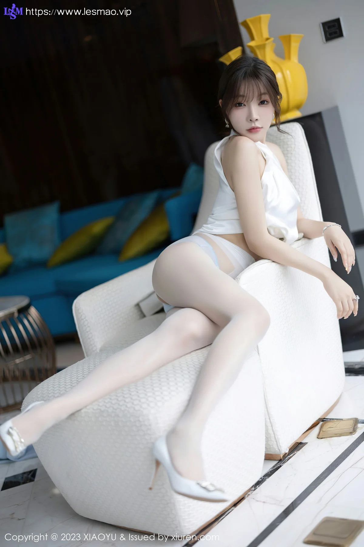 XIAOYU  语画  Vol.1155  徐莉芝Booty 白色丝袜海南旅拍11 - 38