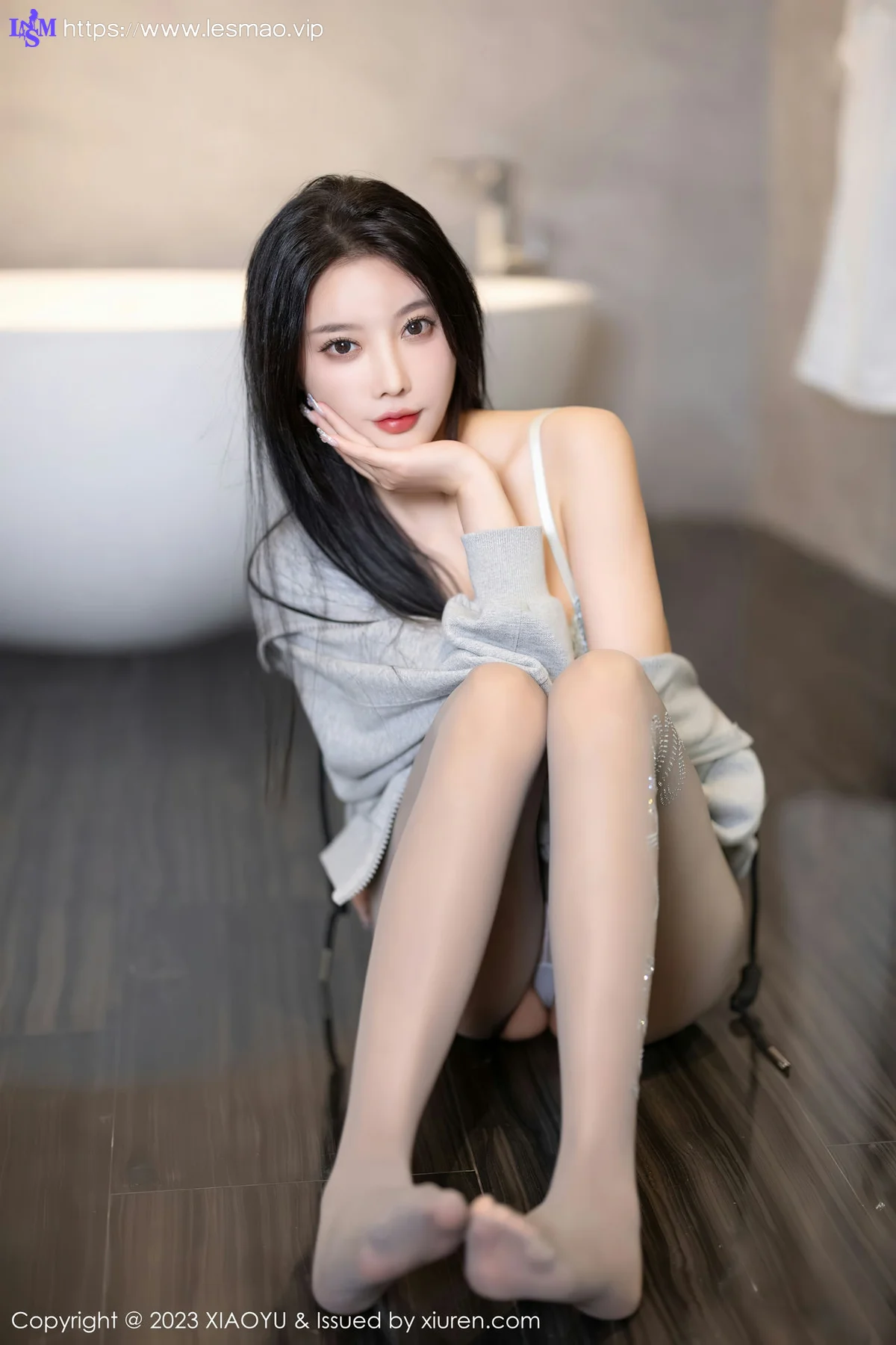 XIAOYU  语画  Vol.1156  杨晨晨Yome 灰色蕾丝内衣海南旅拍11 - 86