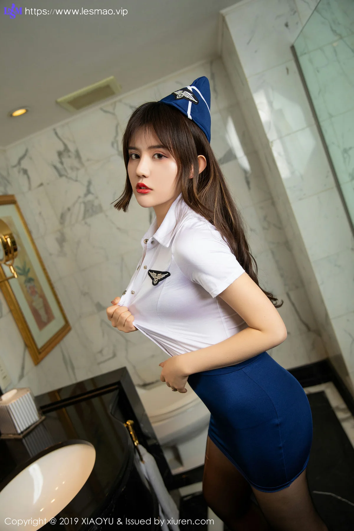 XIAOYU  语画界 Vol.117 Cris_卓娅祺空乘制服 - 12