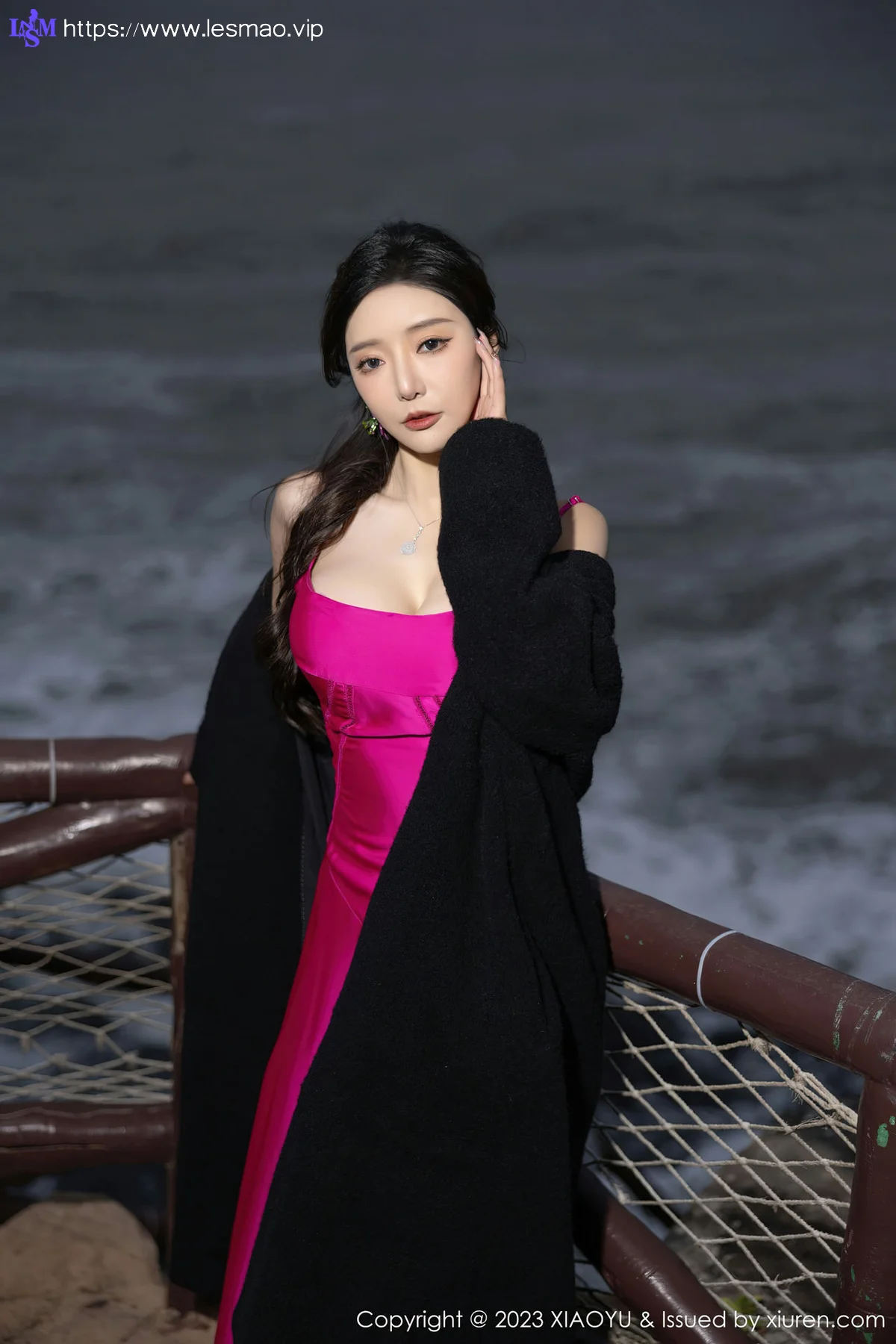 XIAOYU  语画  Vol.1174  王馨瑶yanni 黑色蕾丝情趣海南旅拍11 - 3
