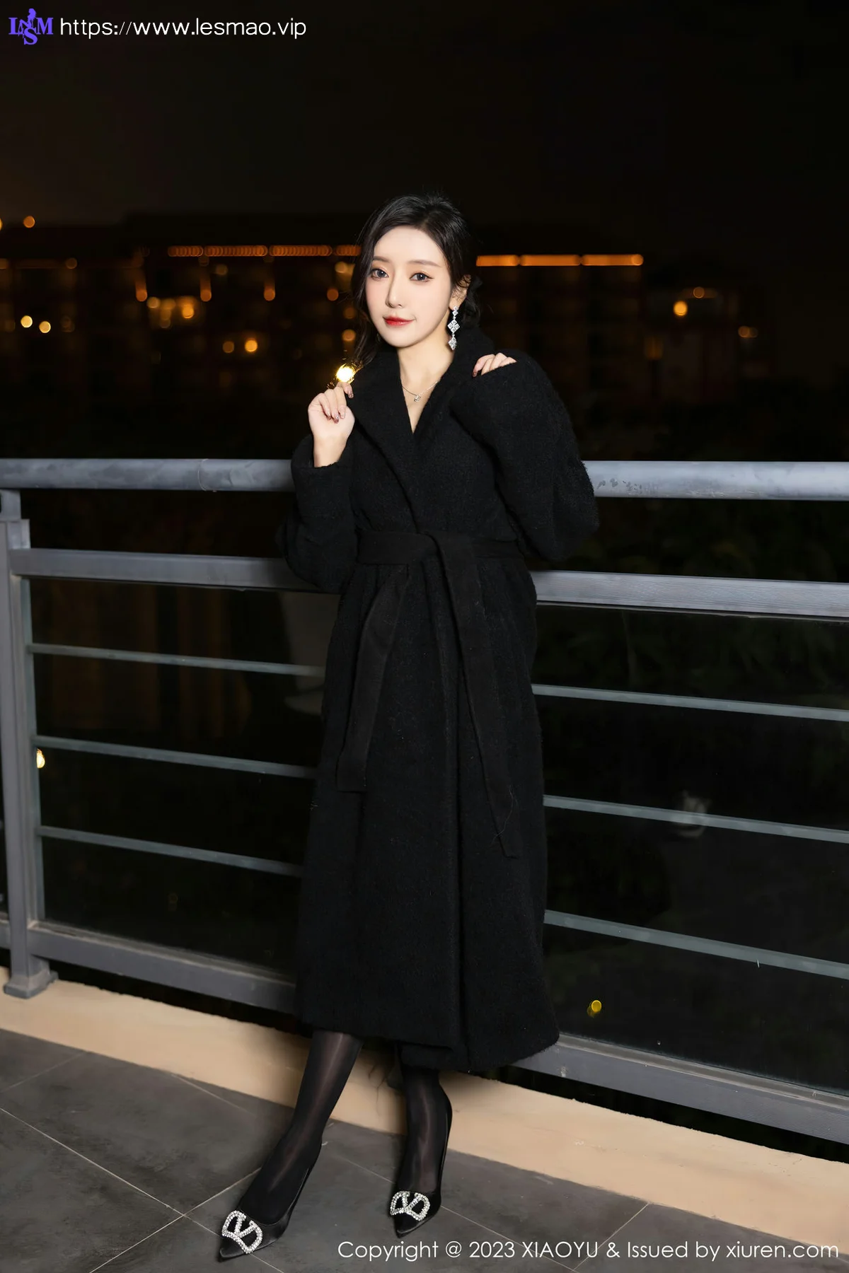 XIAOYU  语画  Vol.1174  王馨瑶yanni 黑色蕾丝情趣海南旅拍11 - 24