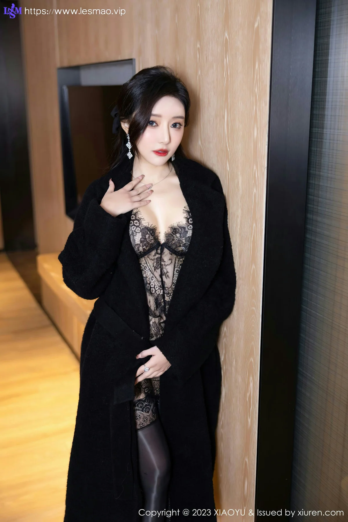 XIAOYU  语画  Vol.1174  王馨瑶yanni 黑色蕾丝情趣海南旅拍11 - 34