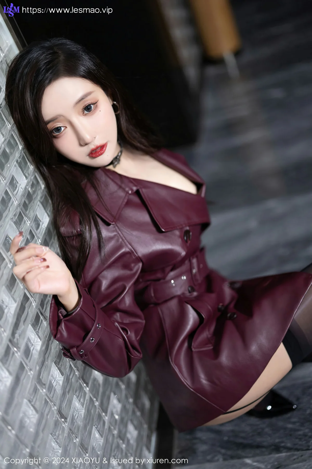 XIAOYU  语画  Vol.1177  王馨瑶yanni 暗红色皮外衣海南旅拍22 - 14