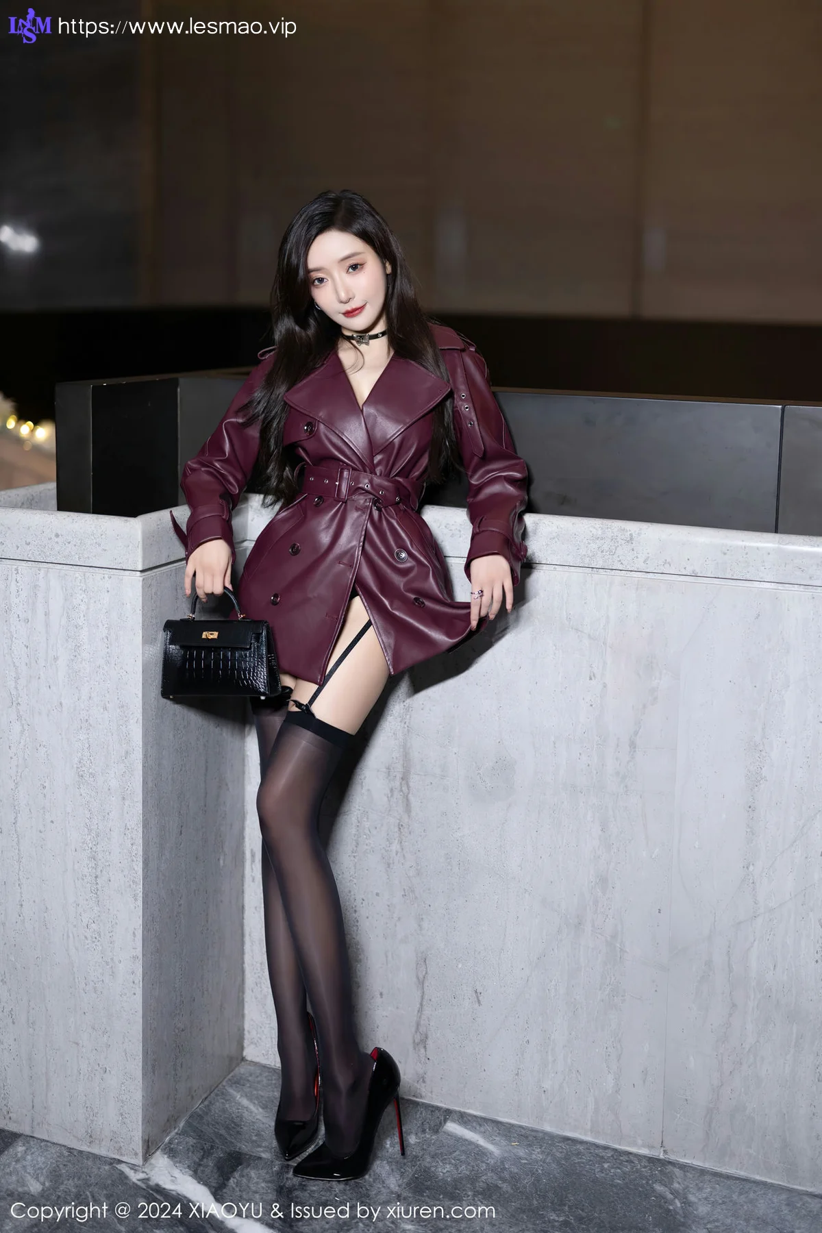 XIAOYU  语画  Vol.1177  王馨瑶yanni 暗红色皮外衣海南旅拍22 - 17