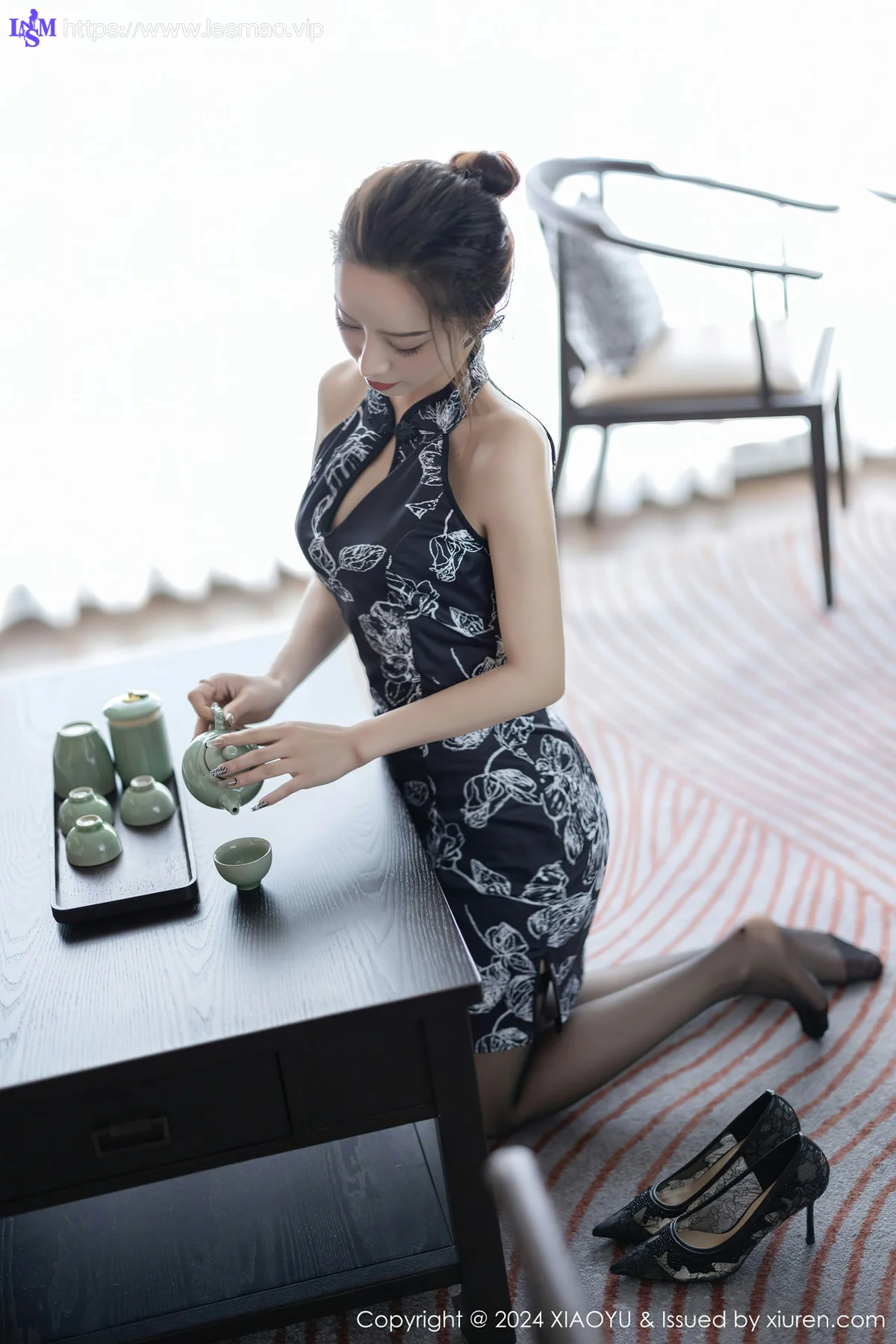 XIAOYU  语画  Vol.1182  苏曼兮 深蓝色旗袍性感写真1 - 18