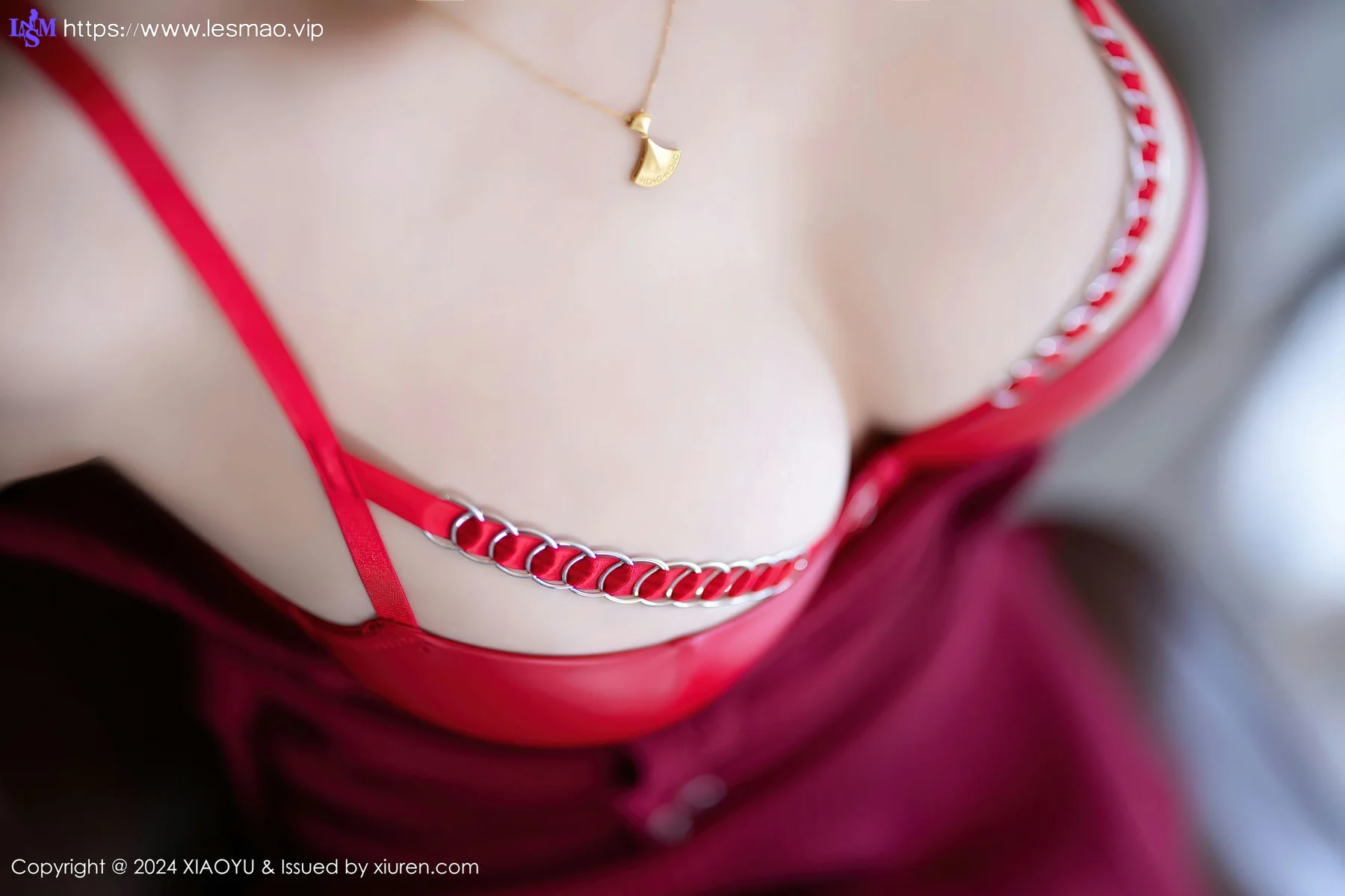 XIAOYU  语画  Vol.1198  小蛮妖Yummy 红色蕾丝内衣海南旅拍111 - 42