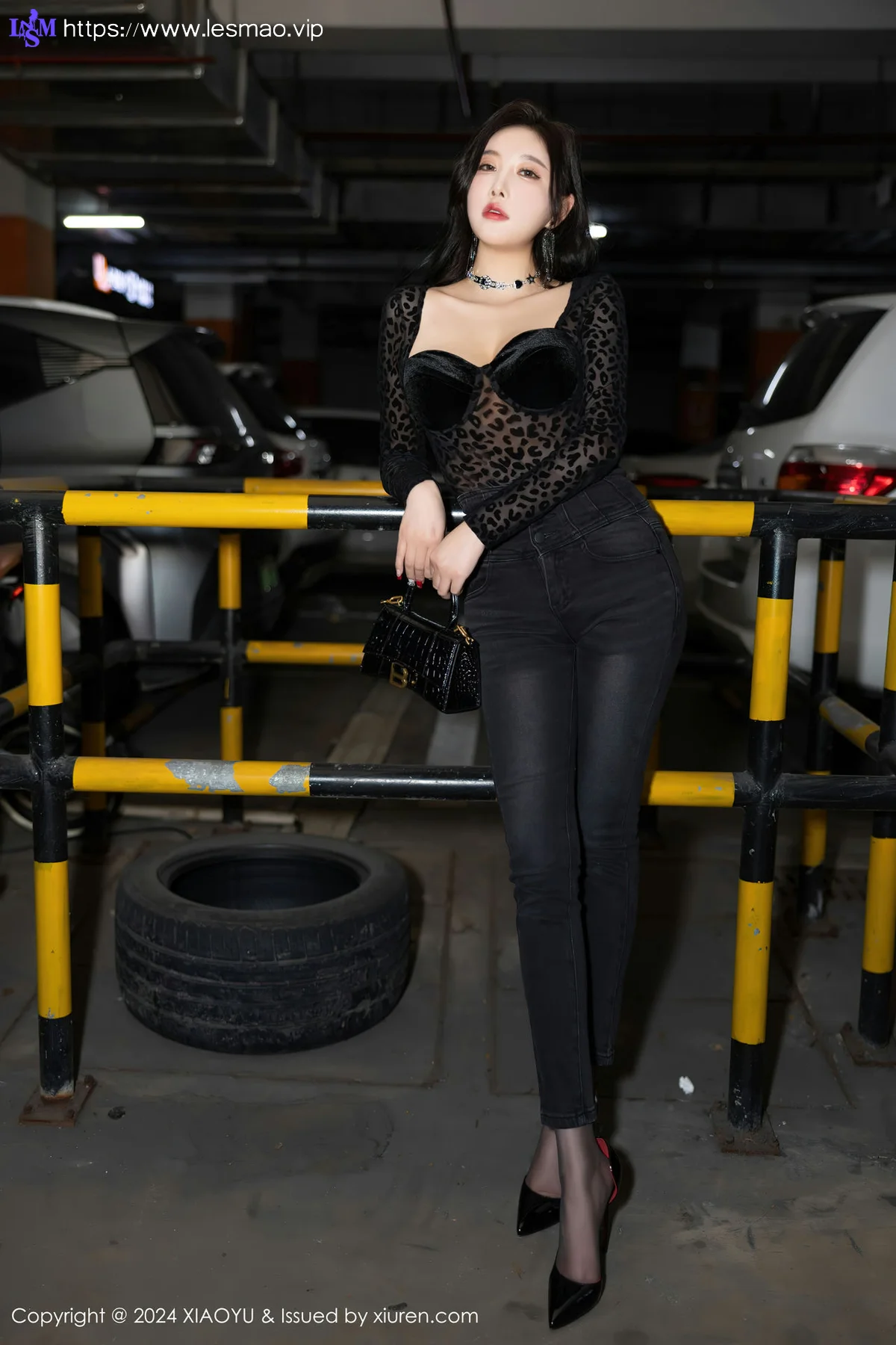 XIAOYU  语画  Vol.1216  杨晨晨Yome 黑色豹纹性感写真1 - 13