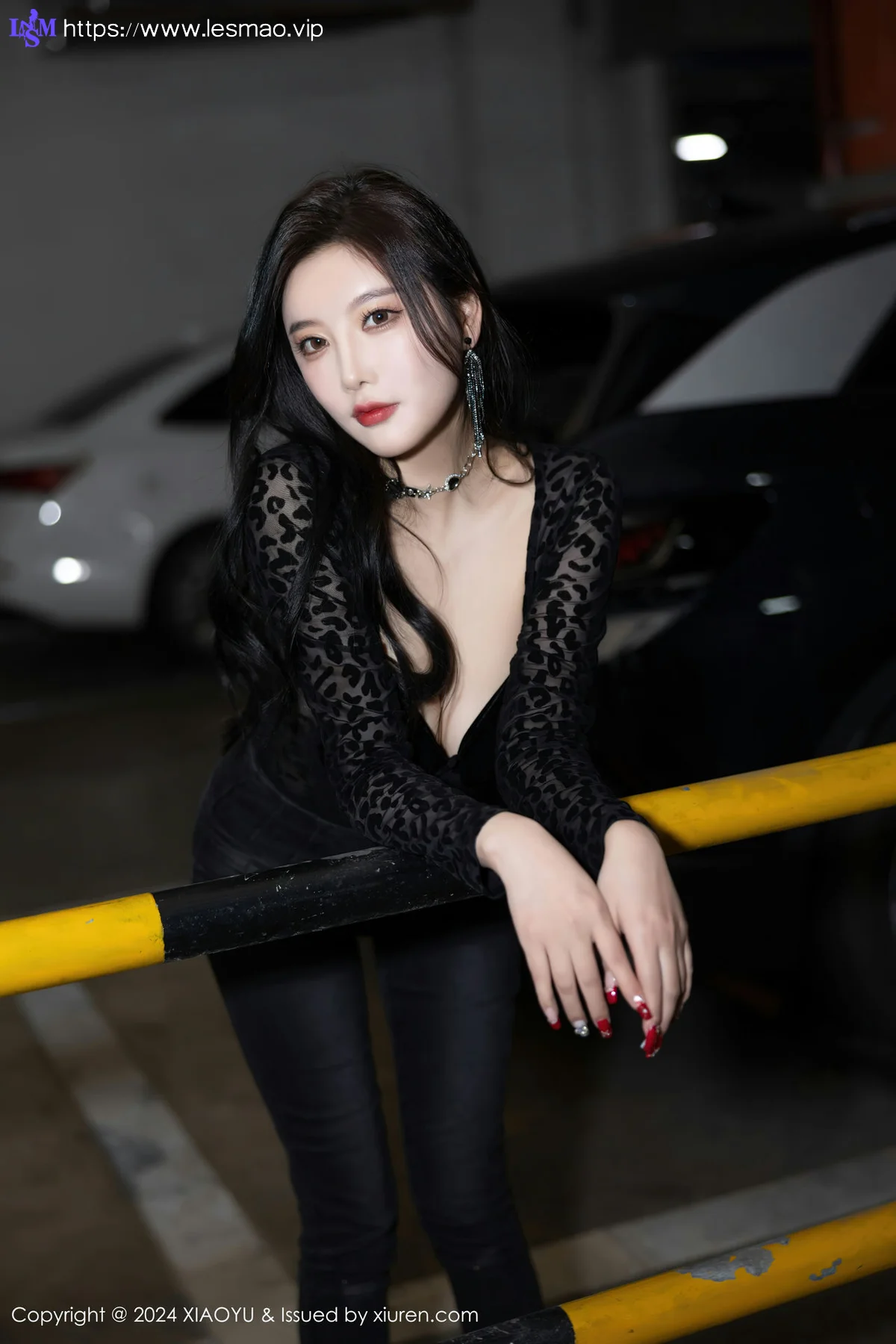 XIAOYU  语画  Vol.1216  杨晨晨Yome 黑色豹纹性感写真1 - 23