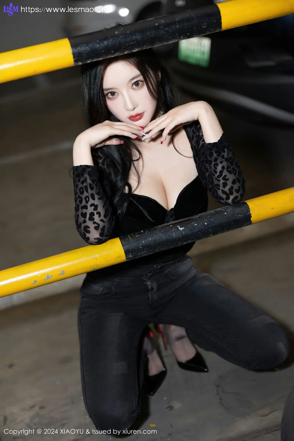 XIAOYU  语画  Vol.1216  杨晨晨Yome 黑色豹纹性感写真1 - 25