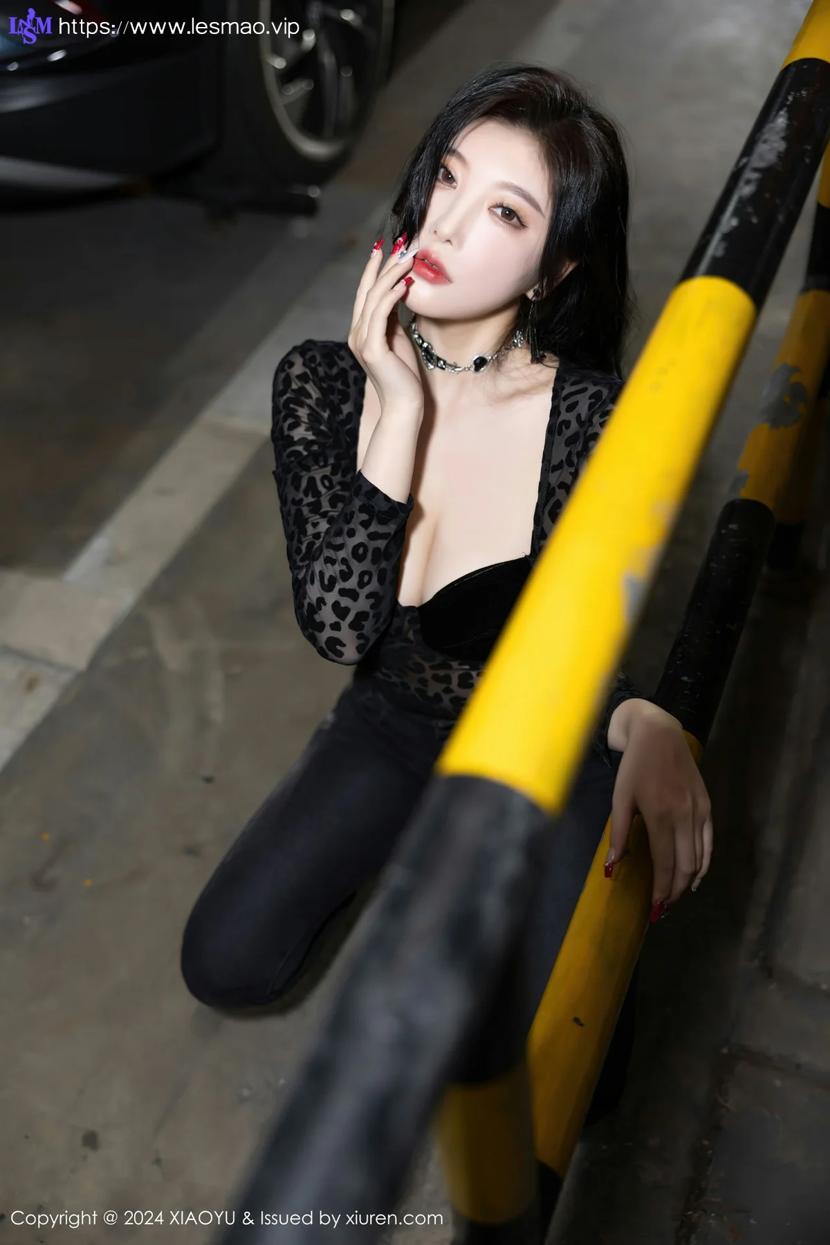 XIAOYU  语画  Vol.1216  杨晨晨Yome 黑色豹纹性感写真1 - 28