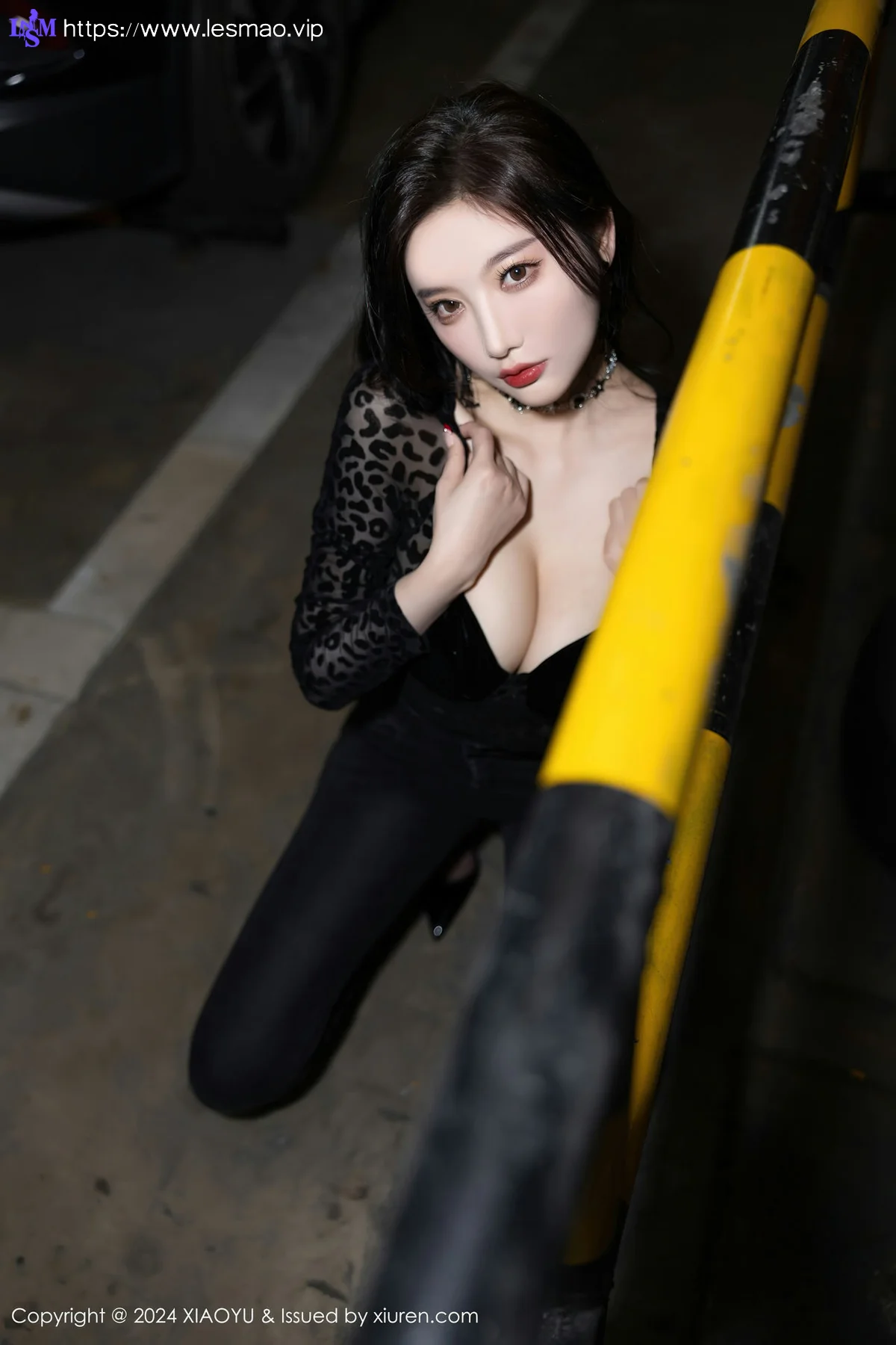 XIAOYU  语画  Vol.1216  杨晨晨Yome 黑色豹纹性感写真1 - 29