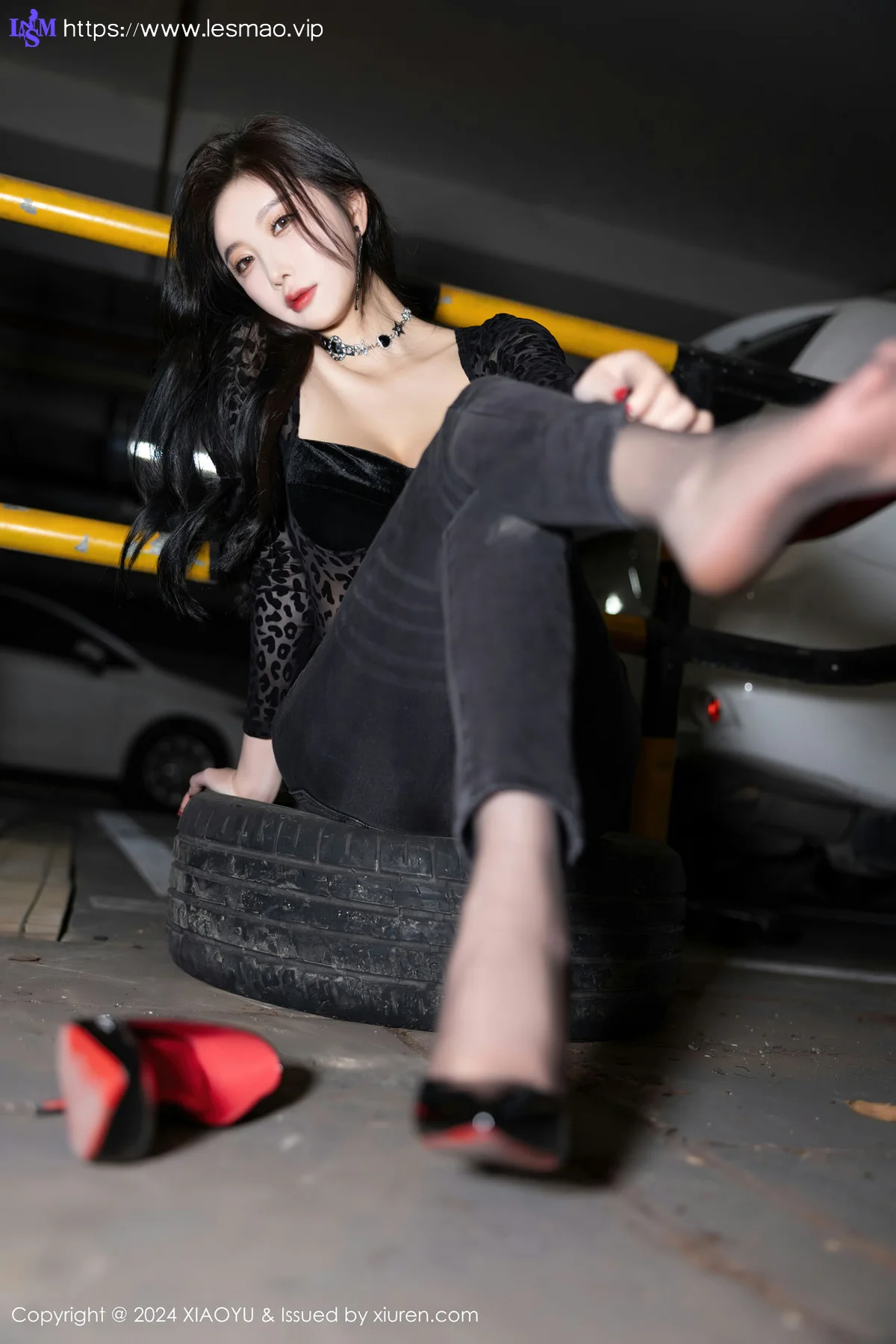 XIAOYU  语画  Vol.1216  杨晨晨Yome 黑色豹纹性感写真1 - 35