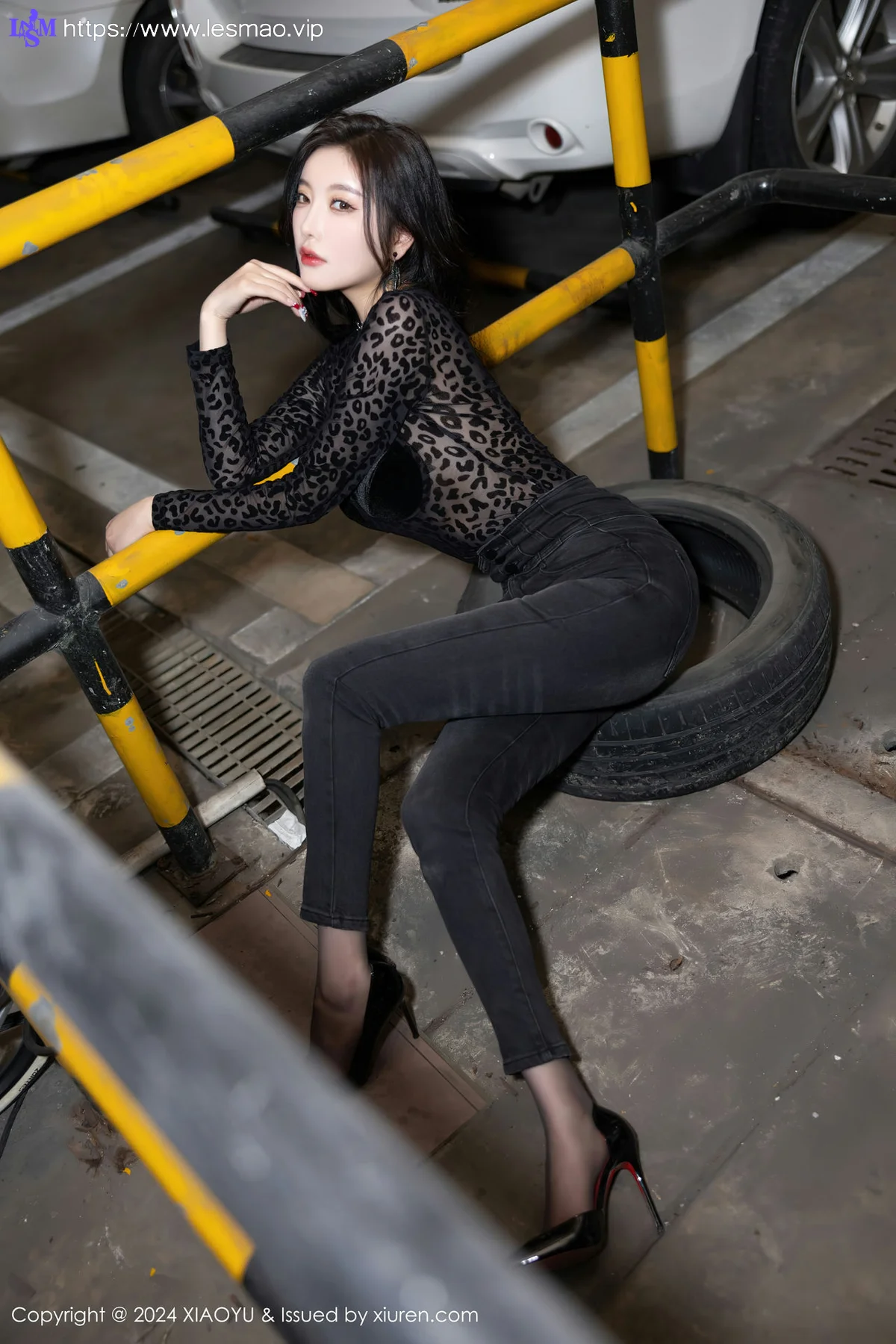 XIAOYU  语画  Vol.1216  杨晨晨Yome 黑色豹纹性感写真1 - 38