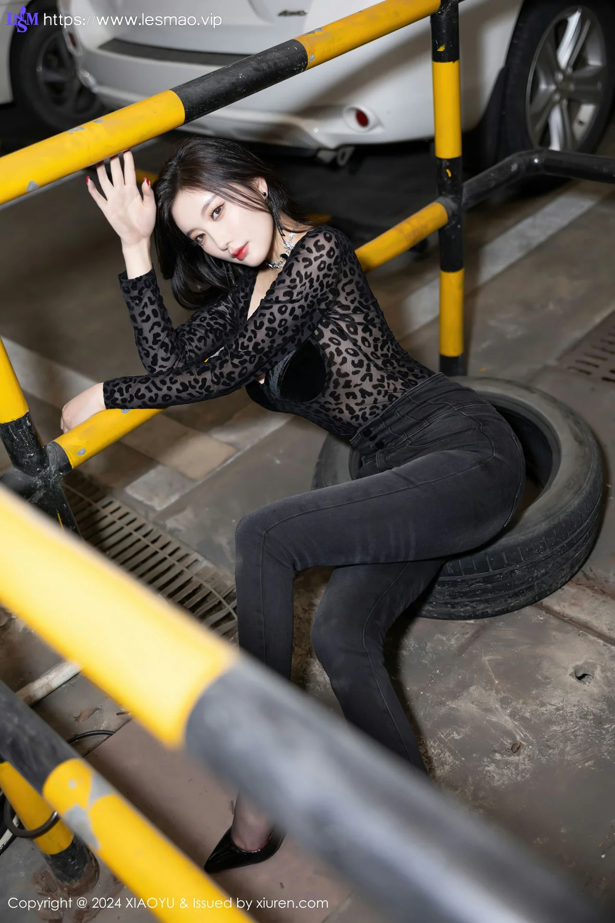 XIAOYU  语画  Vol.1216  杨晨晨Yome 黑色豹纹性感写真1 - 39