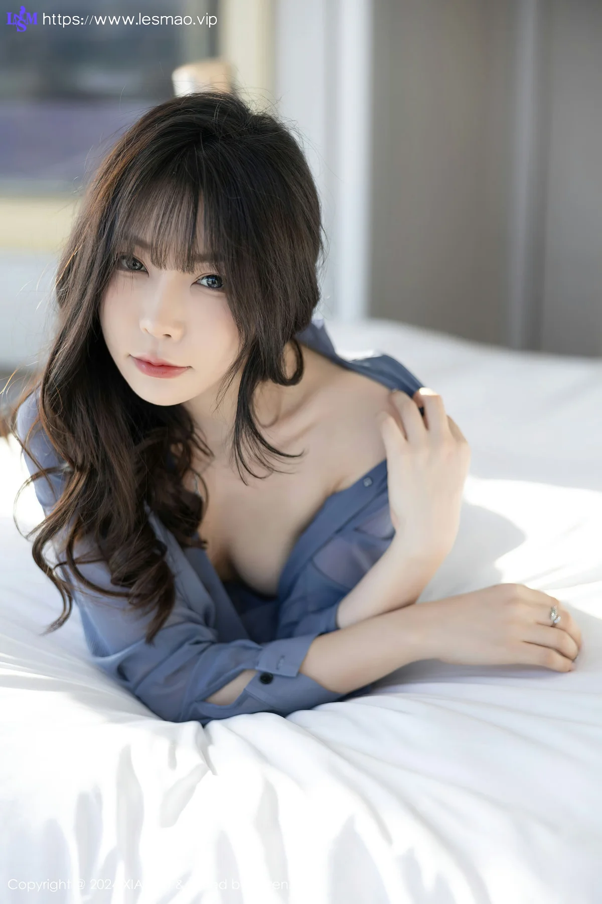 XIAOYU  语画  Vol.1219  徐莉芝Booty 蓝灰色丝袜哈尔滨旅拍1 - 74