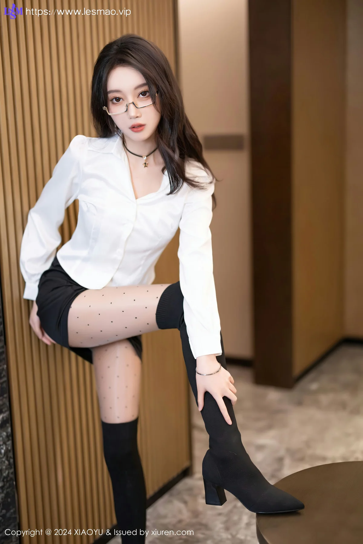 XIAOYU  语画  Vol.1234 玥儿玥 白色丝袜哈尔滨旅拍 - 6