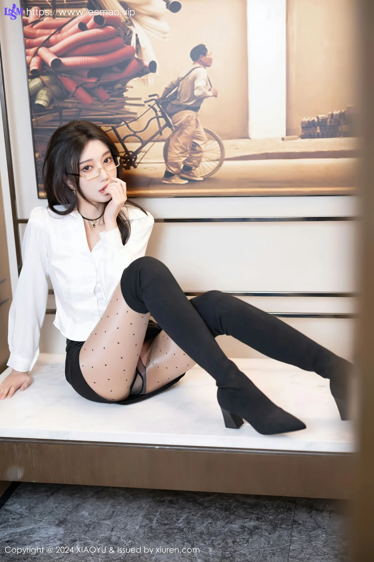XIAOYU  语画  Vol.1234 玥儿玥 白色丝袜哈尔滨旅拍 - 14