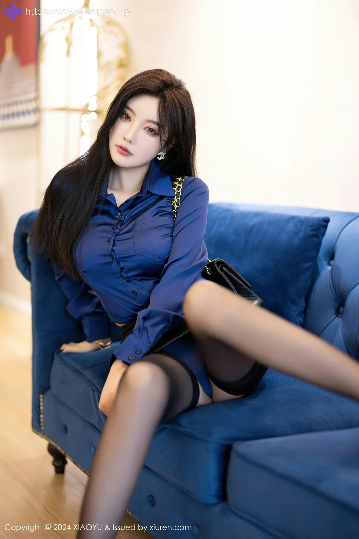XIAOYU  语画  Vol.1240 杨晨晨Yome 蓝色OL服饰哈尔滨旅拍1 - 22