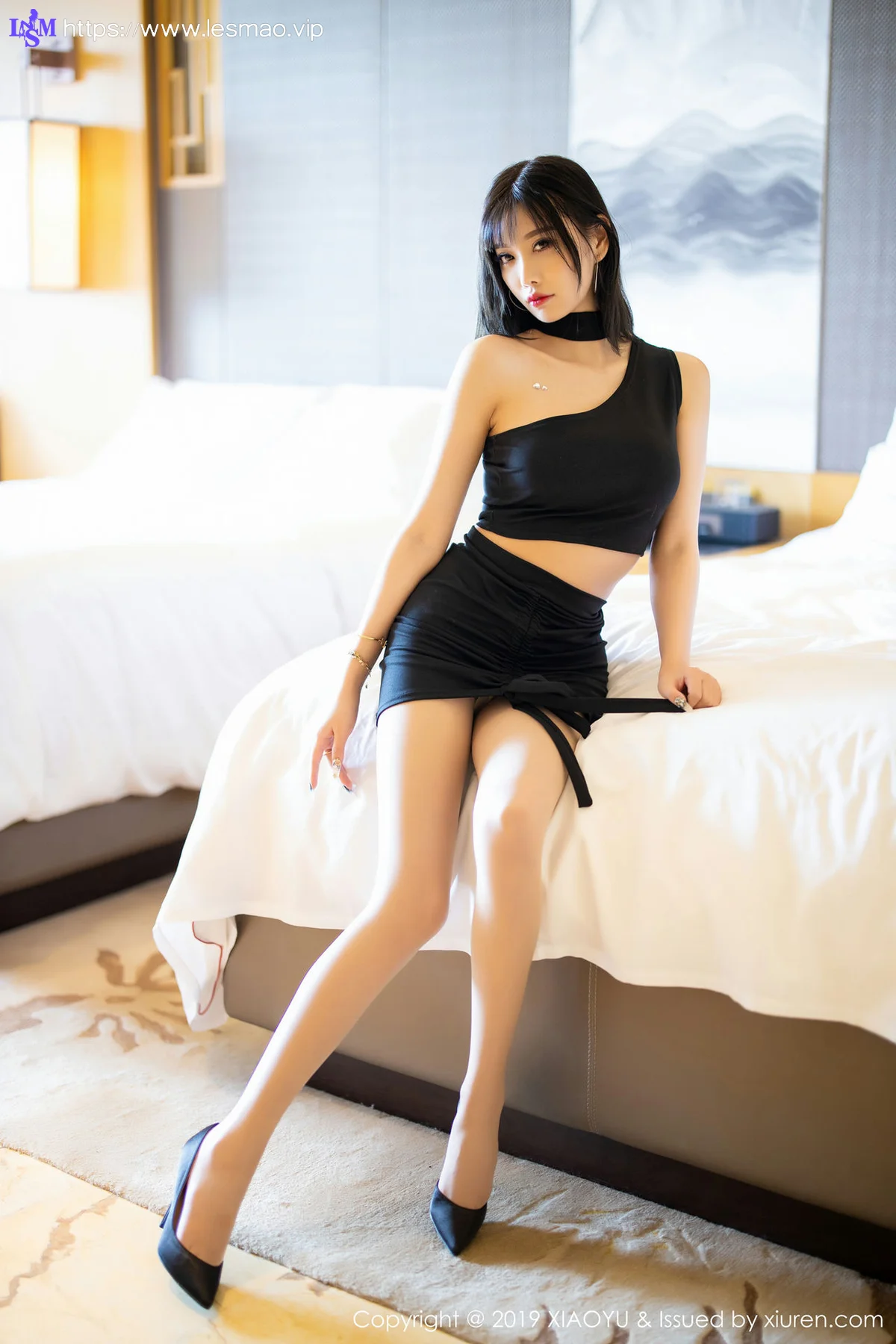 XIAOYU  语画界 Vol.134 杨晨晨sugar 美腿肉丝海南岛心愿旅拍写真 - 11