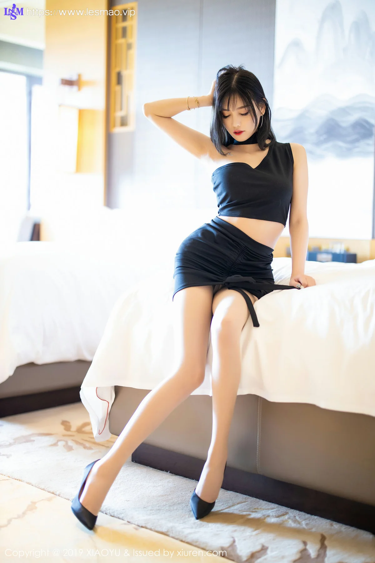 XIAOYU  语画界 Vol.134 杨晨晨sugar 美腿肉丝海南岛心愿旅拍写真 - 12