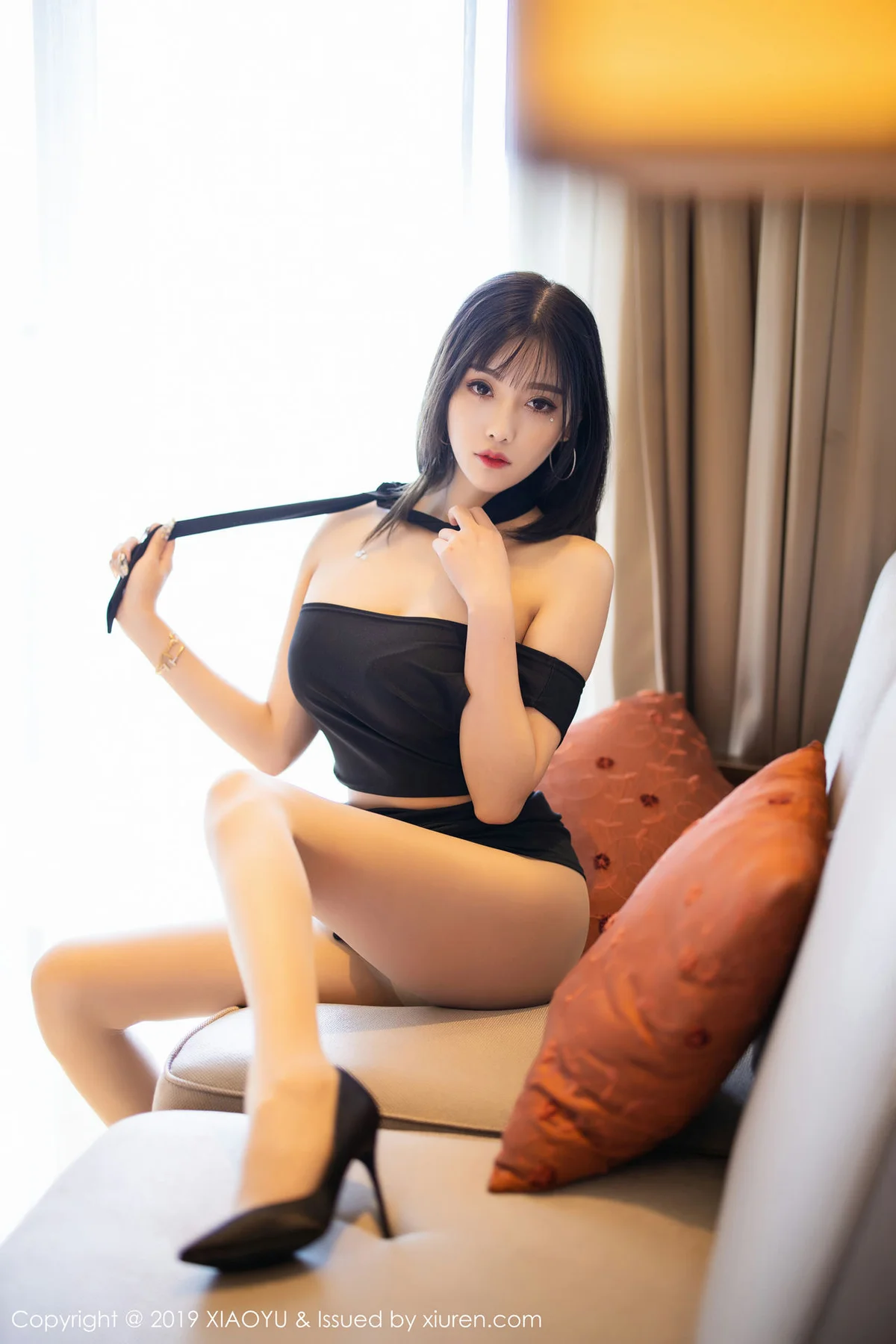 XIAOYU  语画界 Vol.134 杨晨晨sugar 美腿肉丝海南岛心愿旅拍写真 - 35