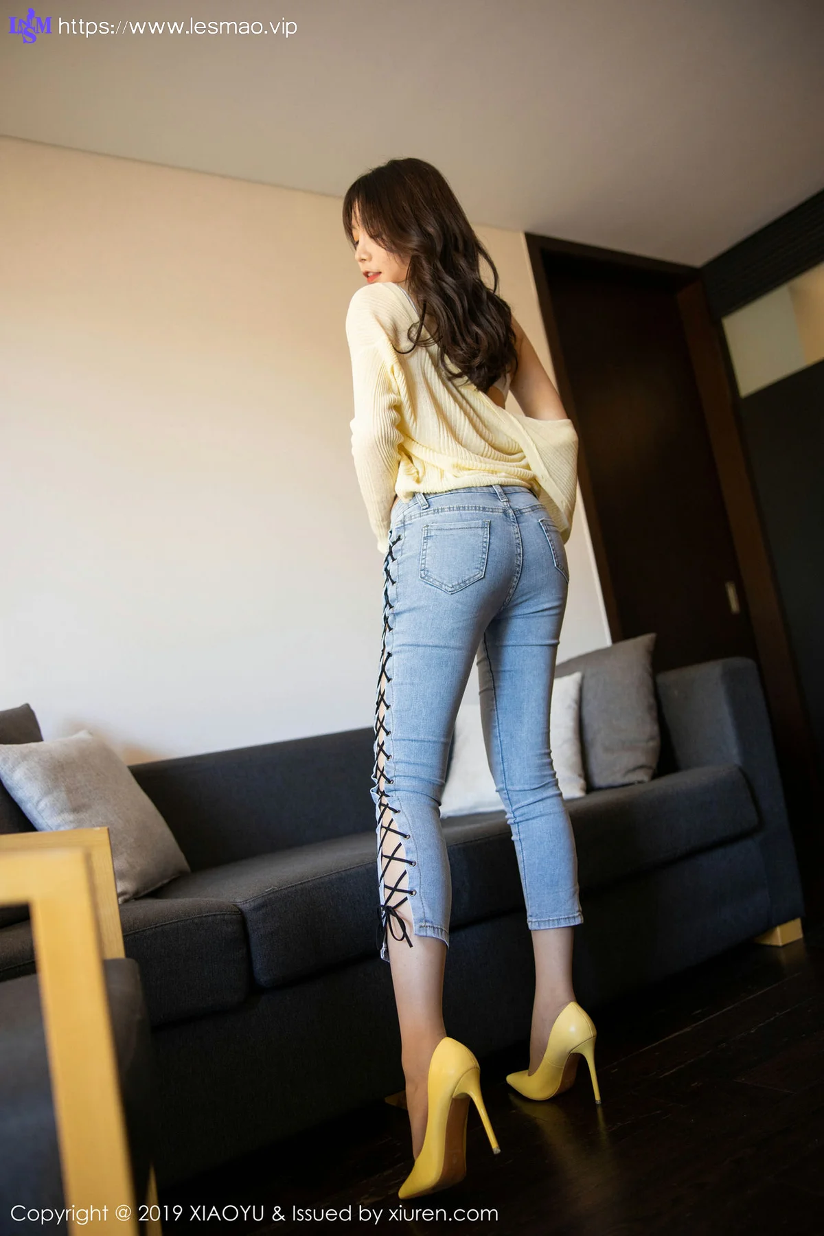 XIAOYU  语画界 Vol.197 肉丝丝袜121P 芝芝Booty济州岛旅拍 - 46