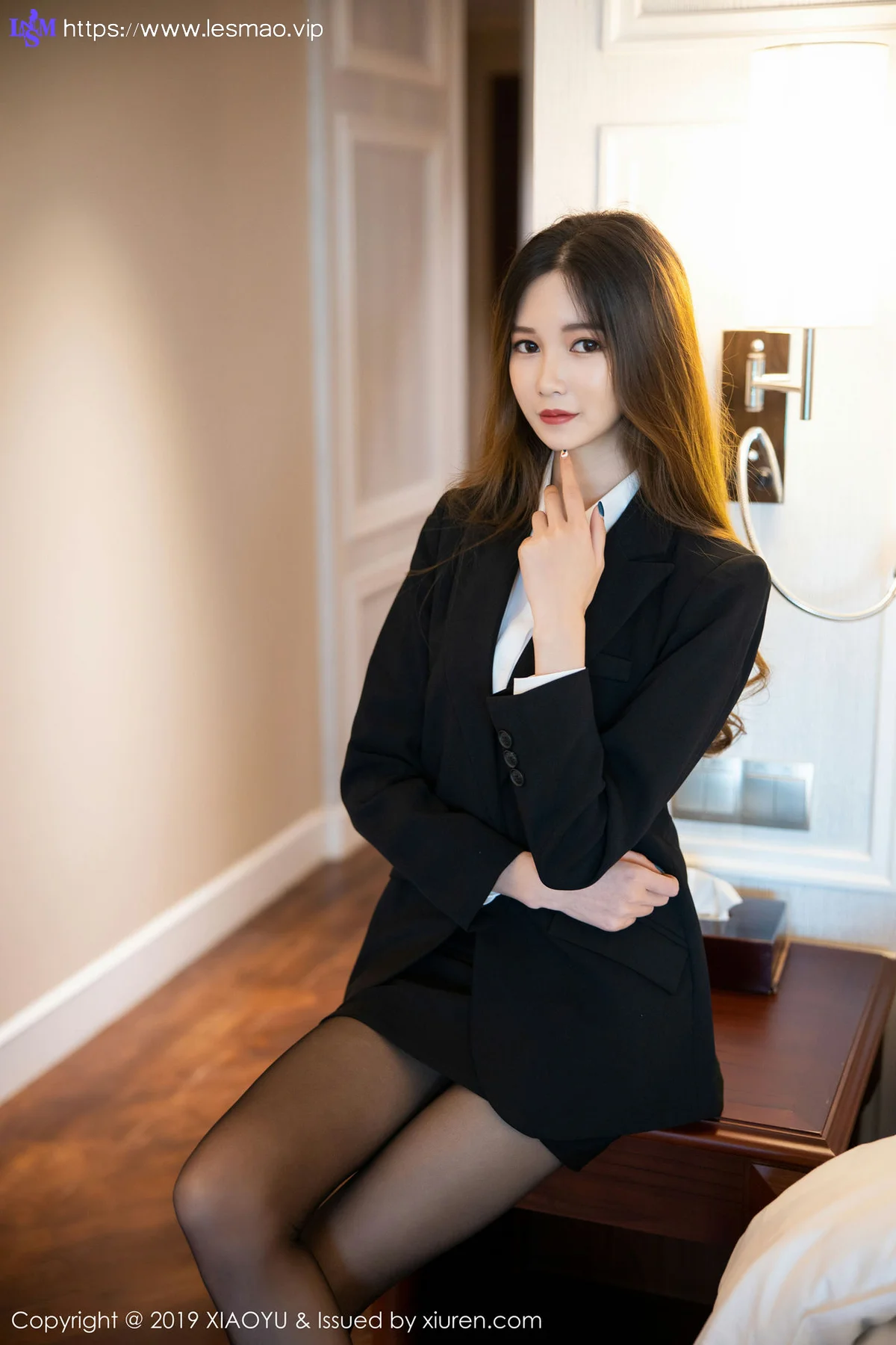 XIAOYU  语画界 Vol.201 长腿黑丝99P新人 程程程-首套 - 13