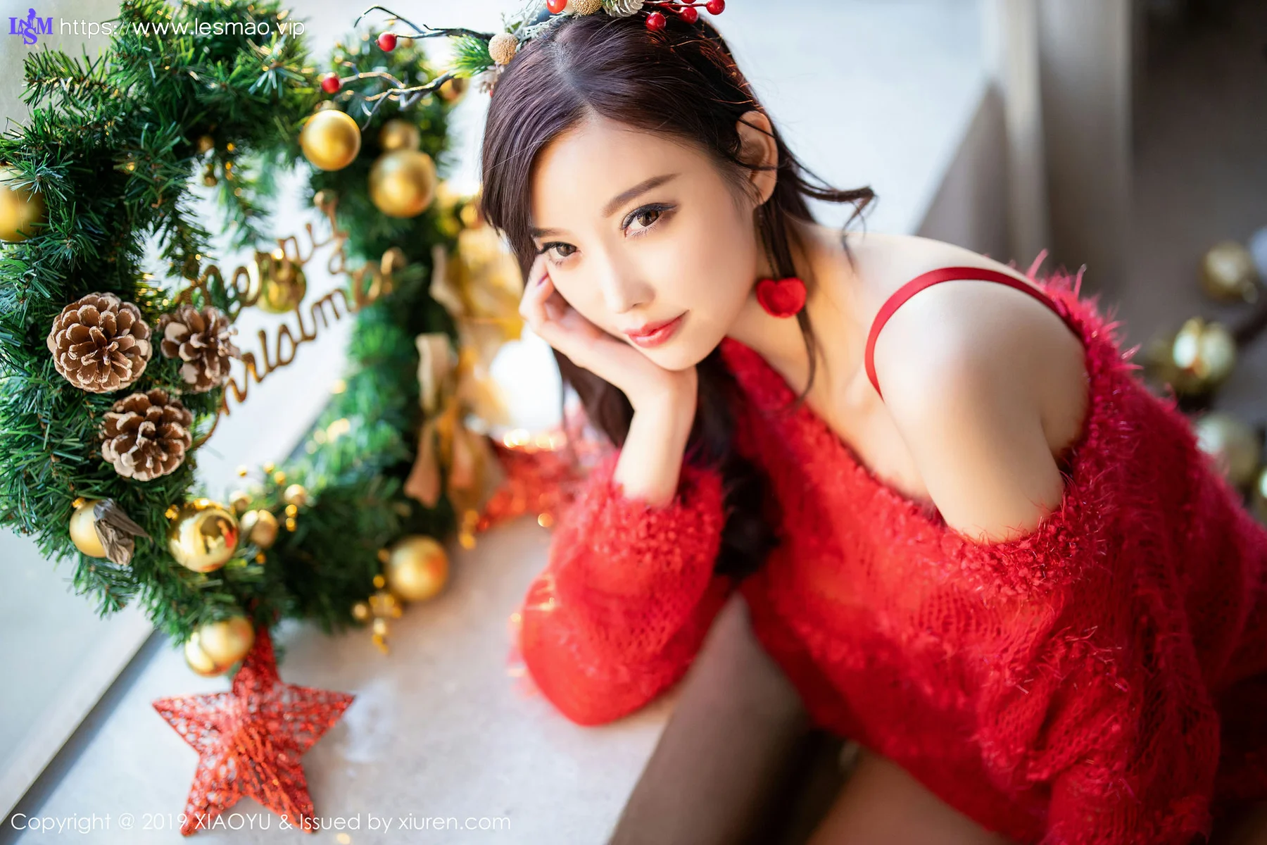 XIAOYU  语画界 Vol.221 杨晨晨sugar 圣诞主题写真 - 16
