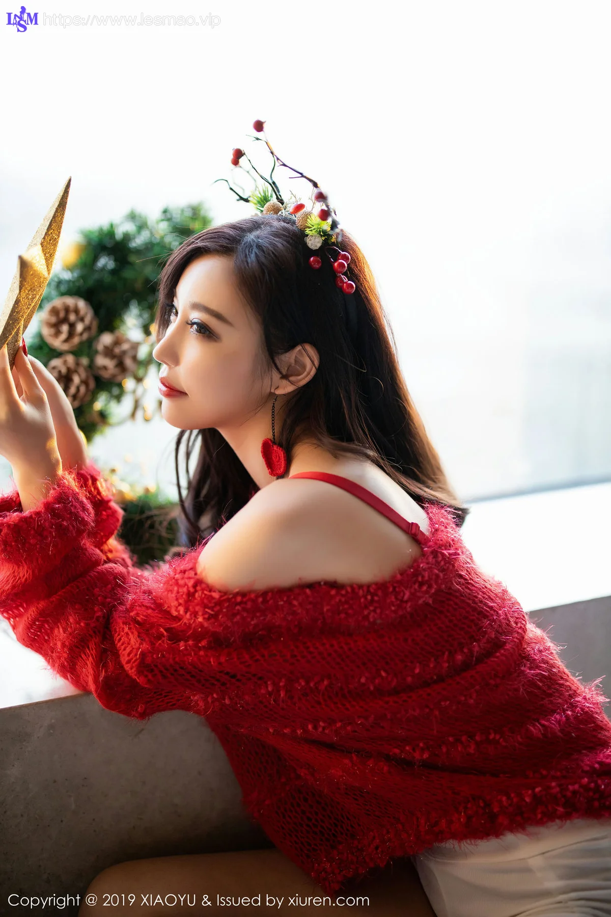 XIAOYU  语画界 Vol.221 杨晨晨sugar 圣诞主题写真 - 18