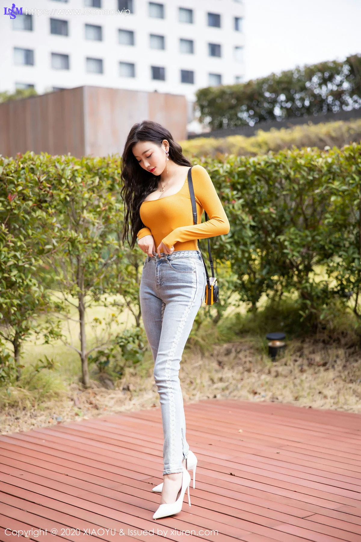 XIAOYU  语画界 Vol.228 牛仔美臀魅惑 杨晨晨sugar 济州岛旅拍.... - 1