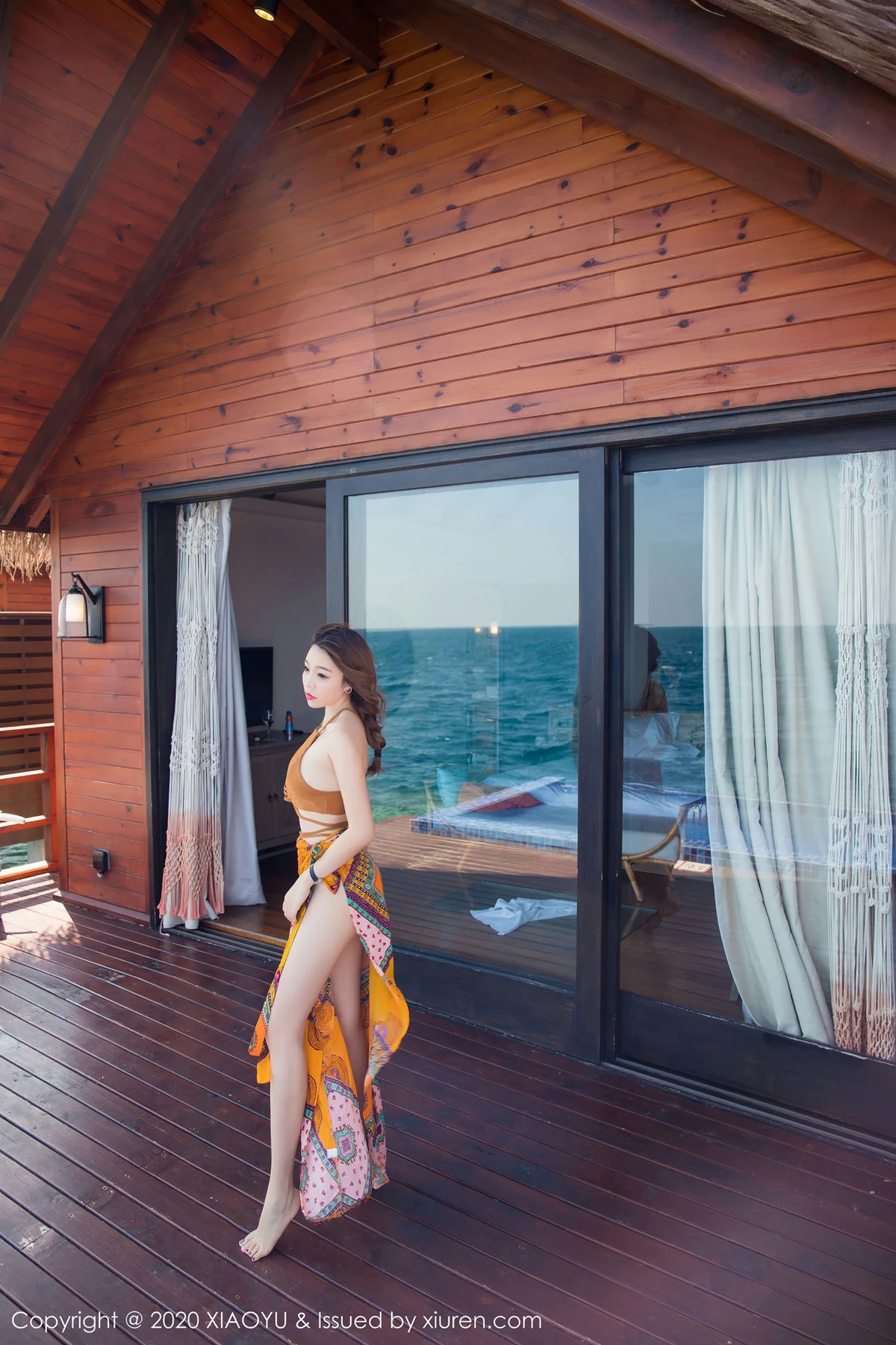 XIAOYU  语画界 Vol.255 开档黑丝 芝芝Booty 马尔代夫旅拍写真 - 66