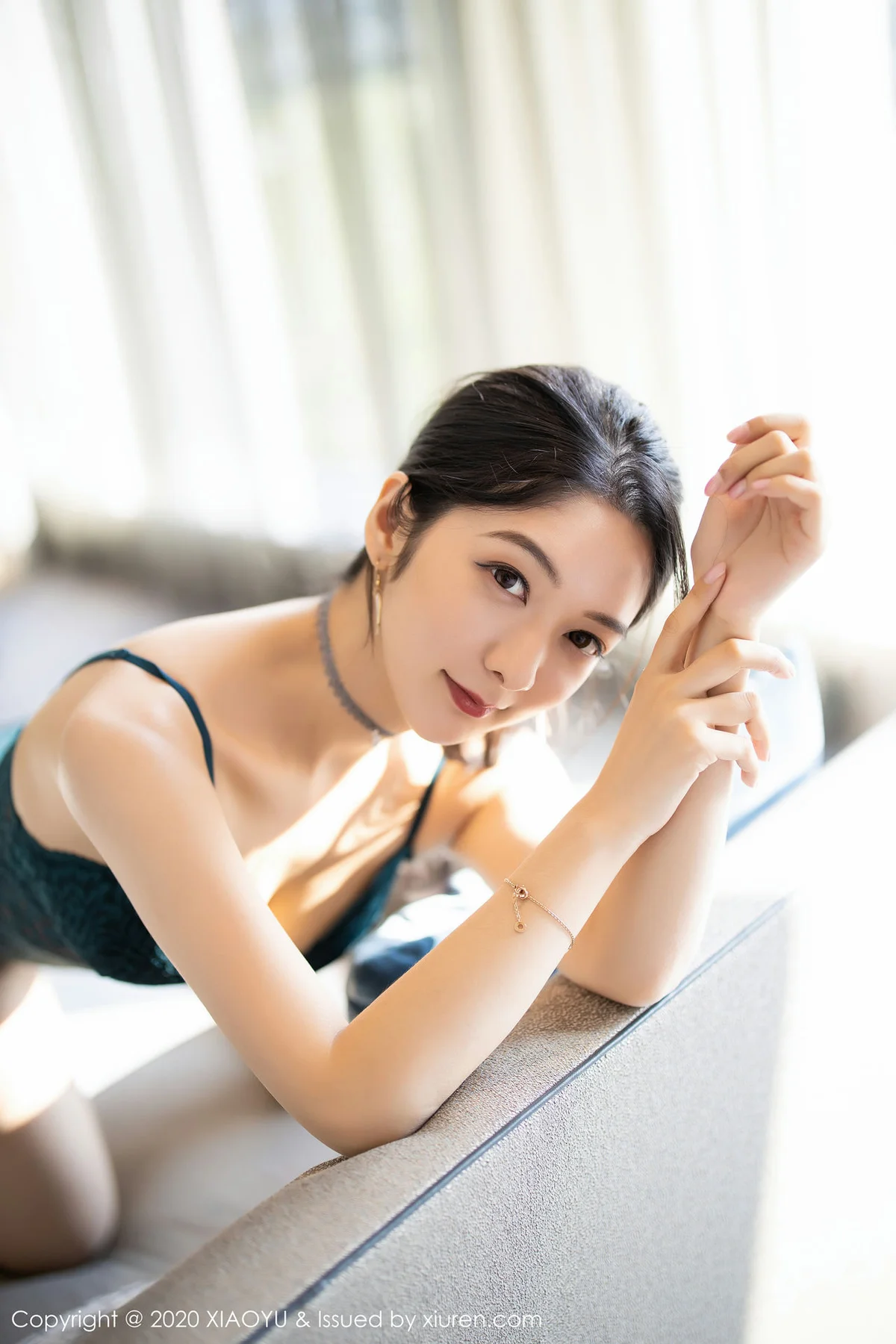 XIAOYU  语画界 Vol.284 Angela小热巴 魅惑黑丝内衣澳门旅拍写真 - 78